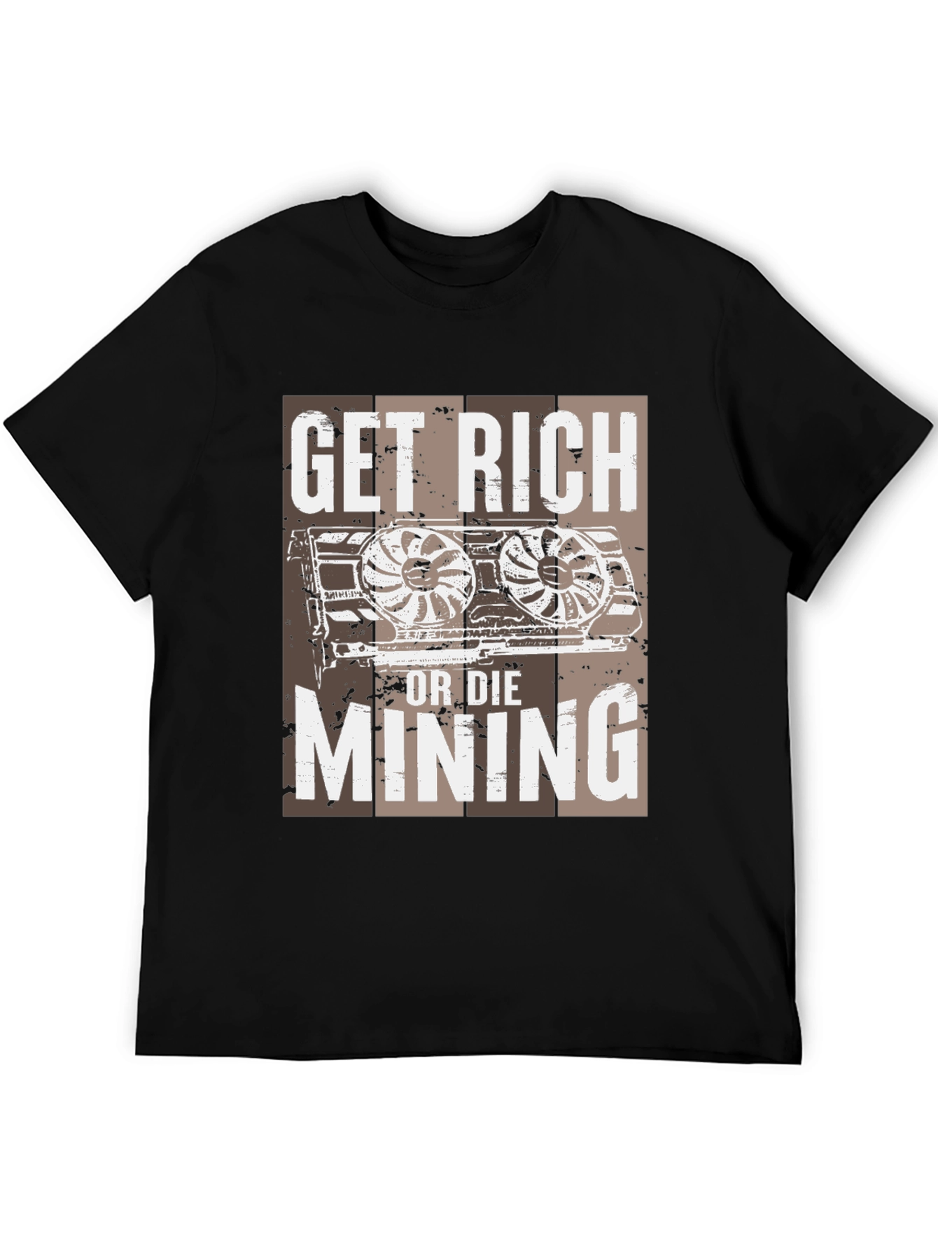 Get Rich or Die Mining T-Shirt