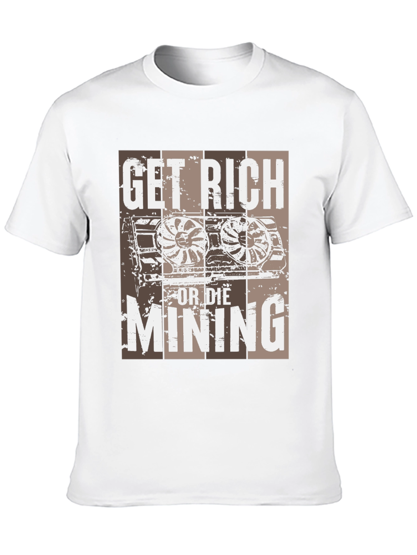 Get Rich or Die Mining T-Shirt