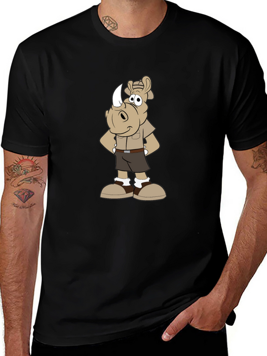 Cartoon Rhino Safari T-Shirt