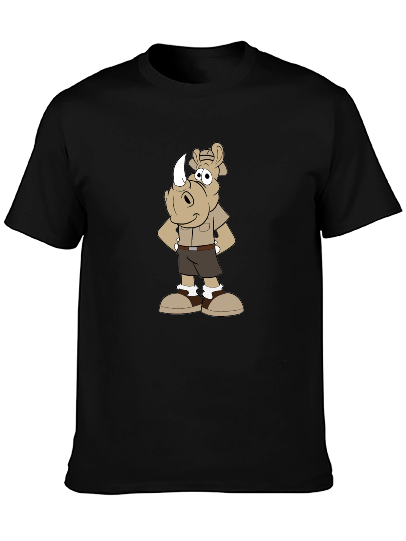 Cartoon Rhino Safari T-Shirt