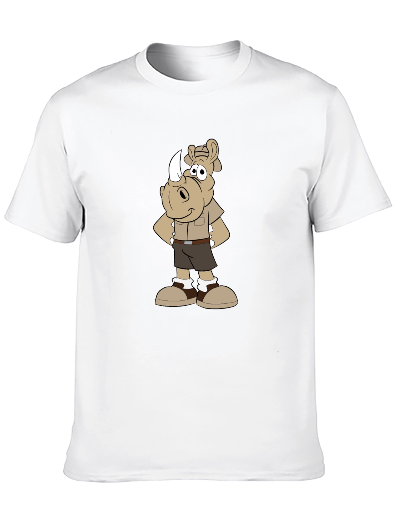Cartoon Rhino Safari T-Shirt