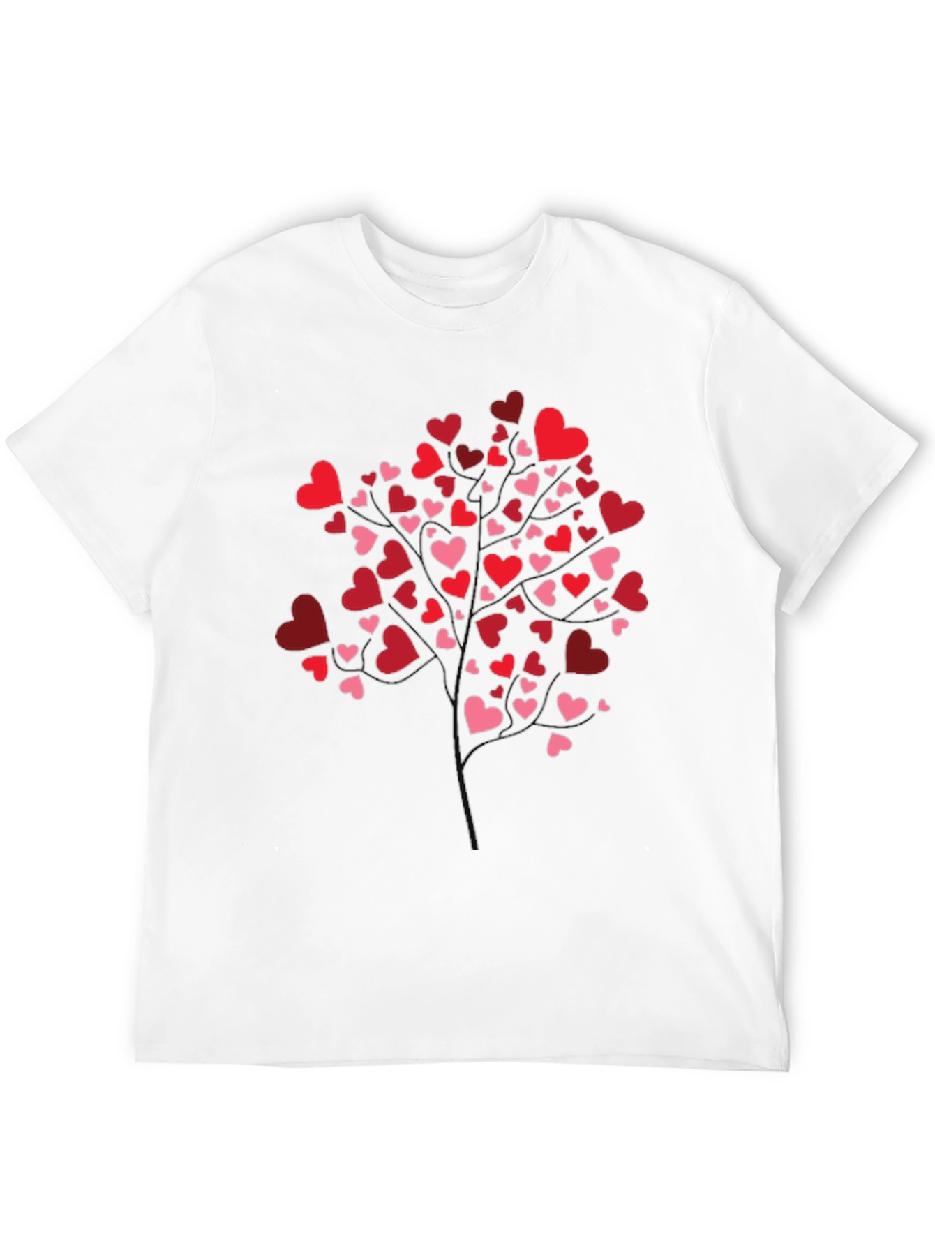 Heart Tree Graphic Tee - Black