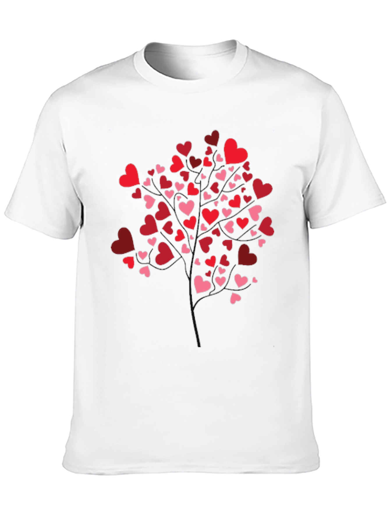 Heart Tree Graphic Tee - Black