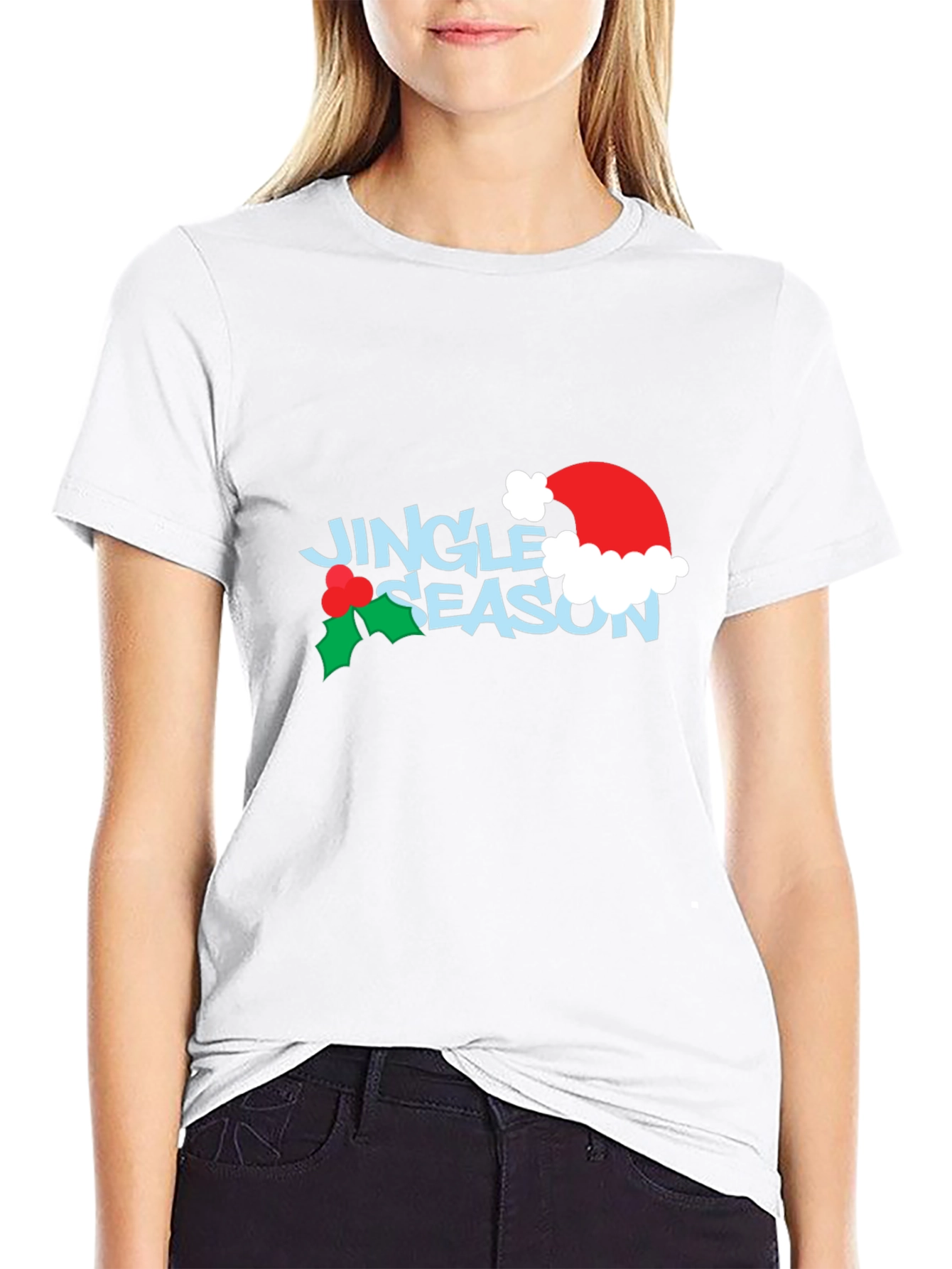 Jingle Season Black T-Shirt
