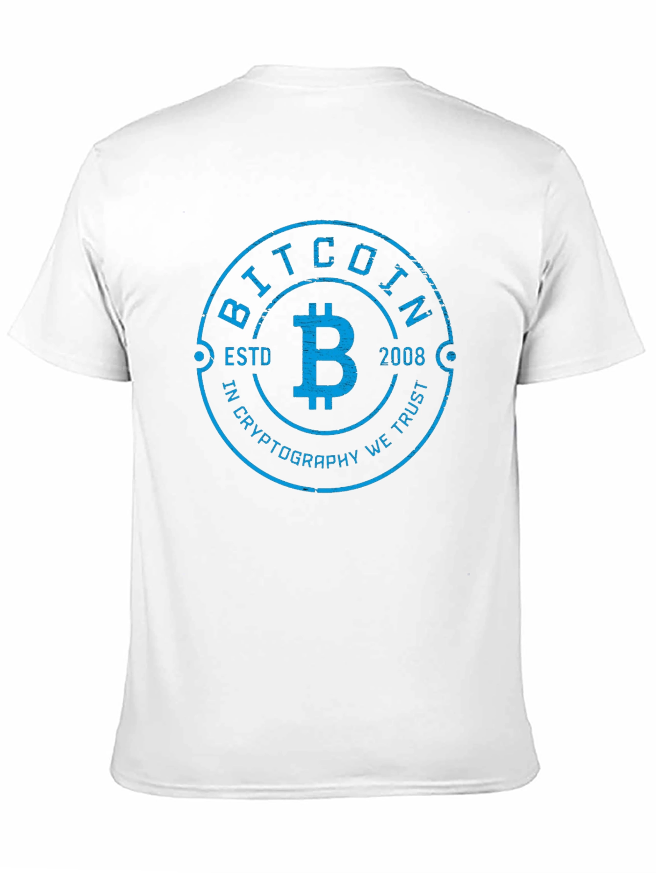 Bitcoin ESTD 2008 Cryptocurrency T-Shirt