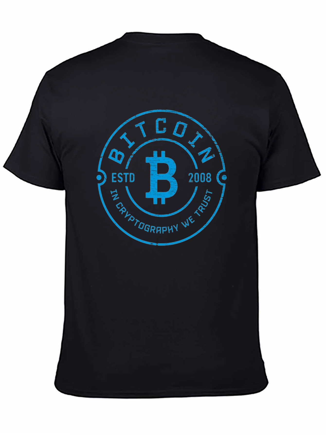 Bitcoin ESTD 2008 Cryptocurrency T-Shirt