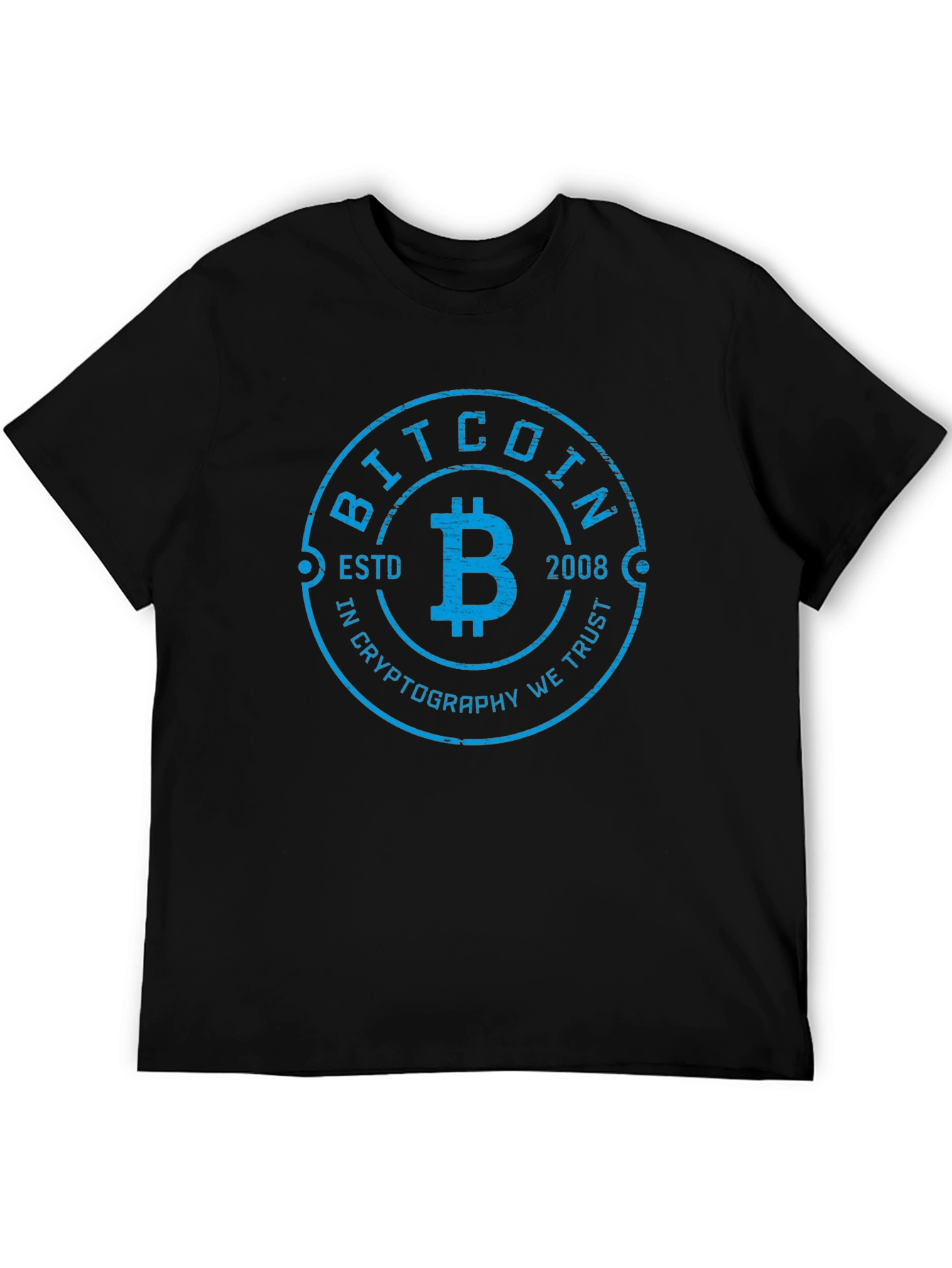 Bitcoin ESTD 2008 Cryptocurrency T-Shirt