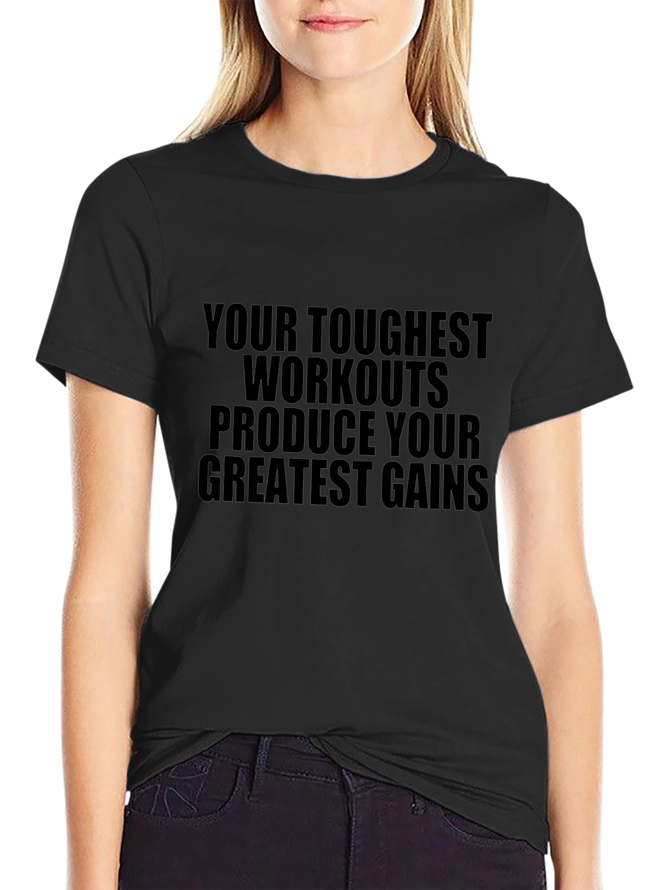 Workout Motivation T-Shirt: Greatest Gains