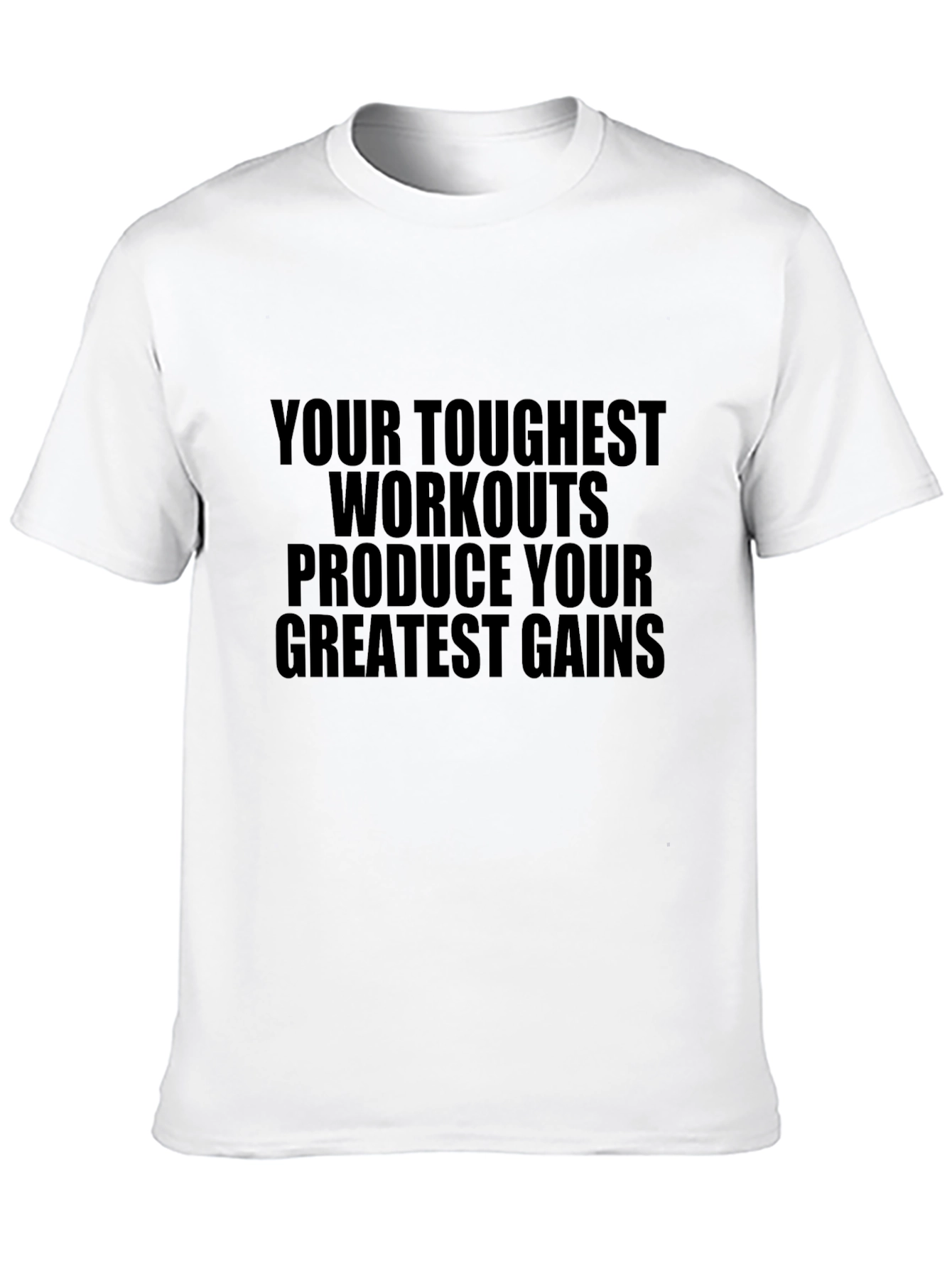 Workout Motivation T-Shirt: Greatest Gains