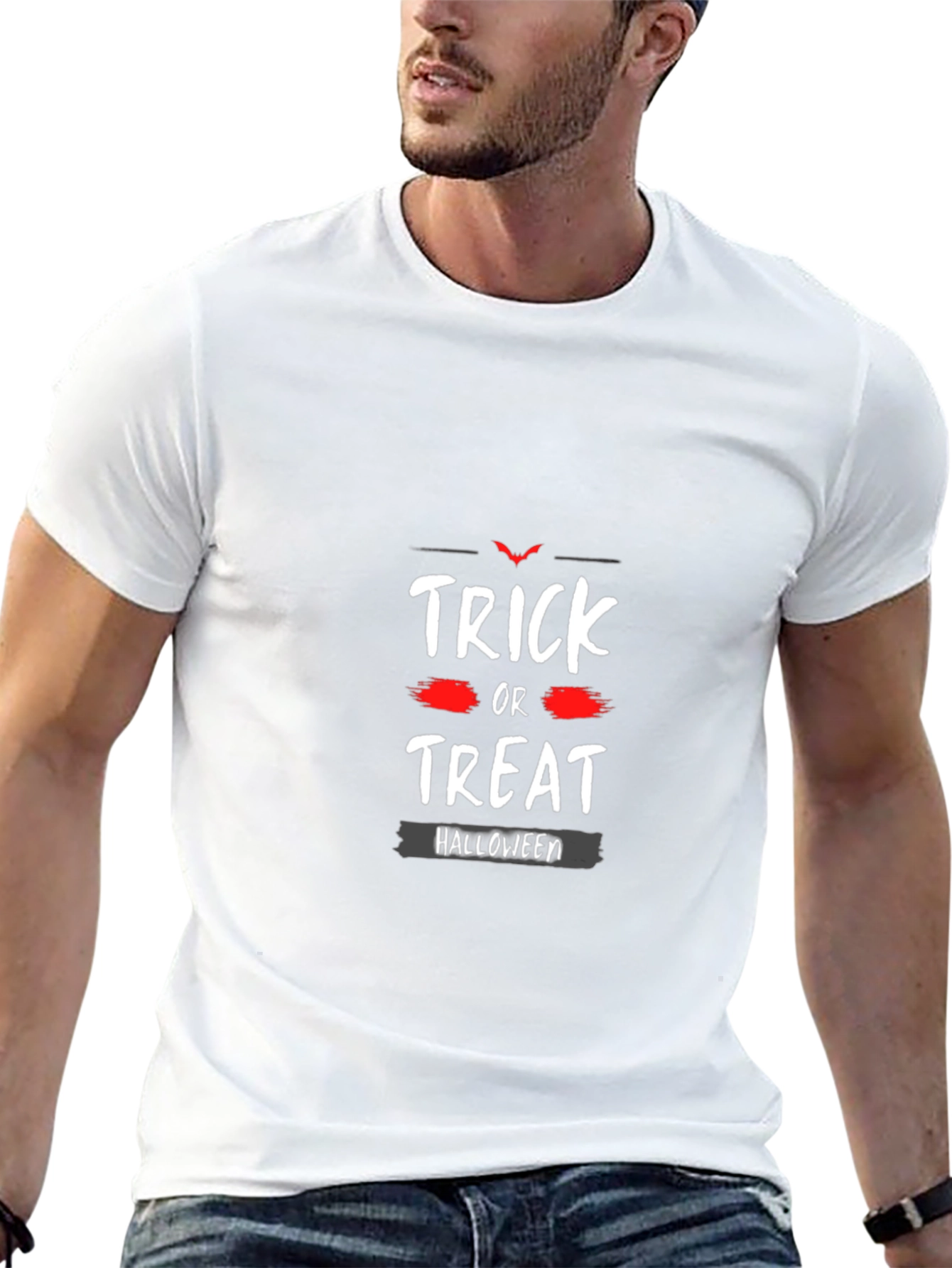 Trick or Treat Halloween Black T-Shirt