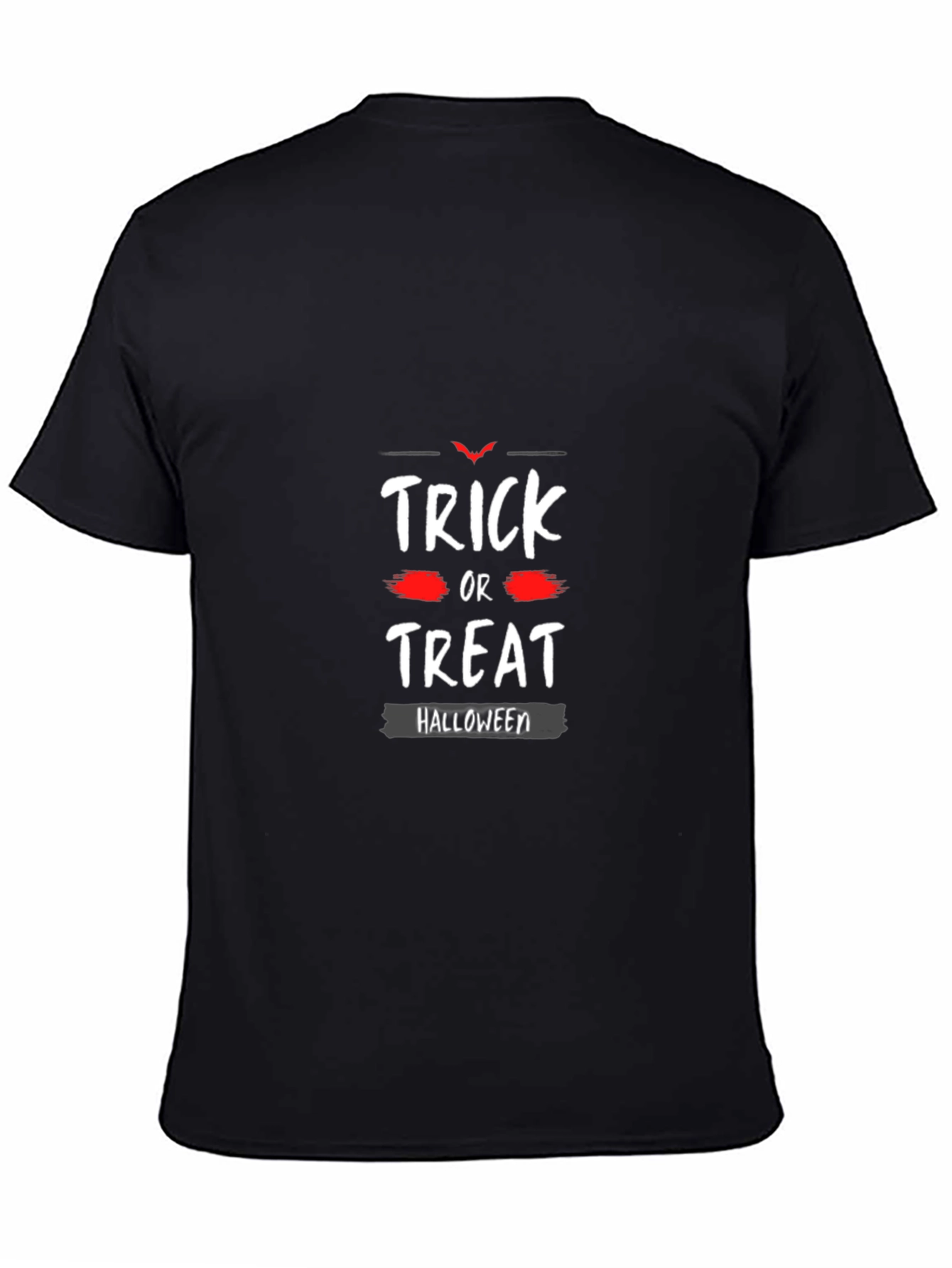 Trick or Treat Halloween Black T-Shirt