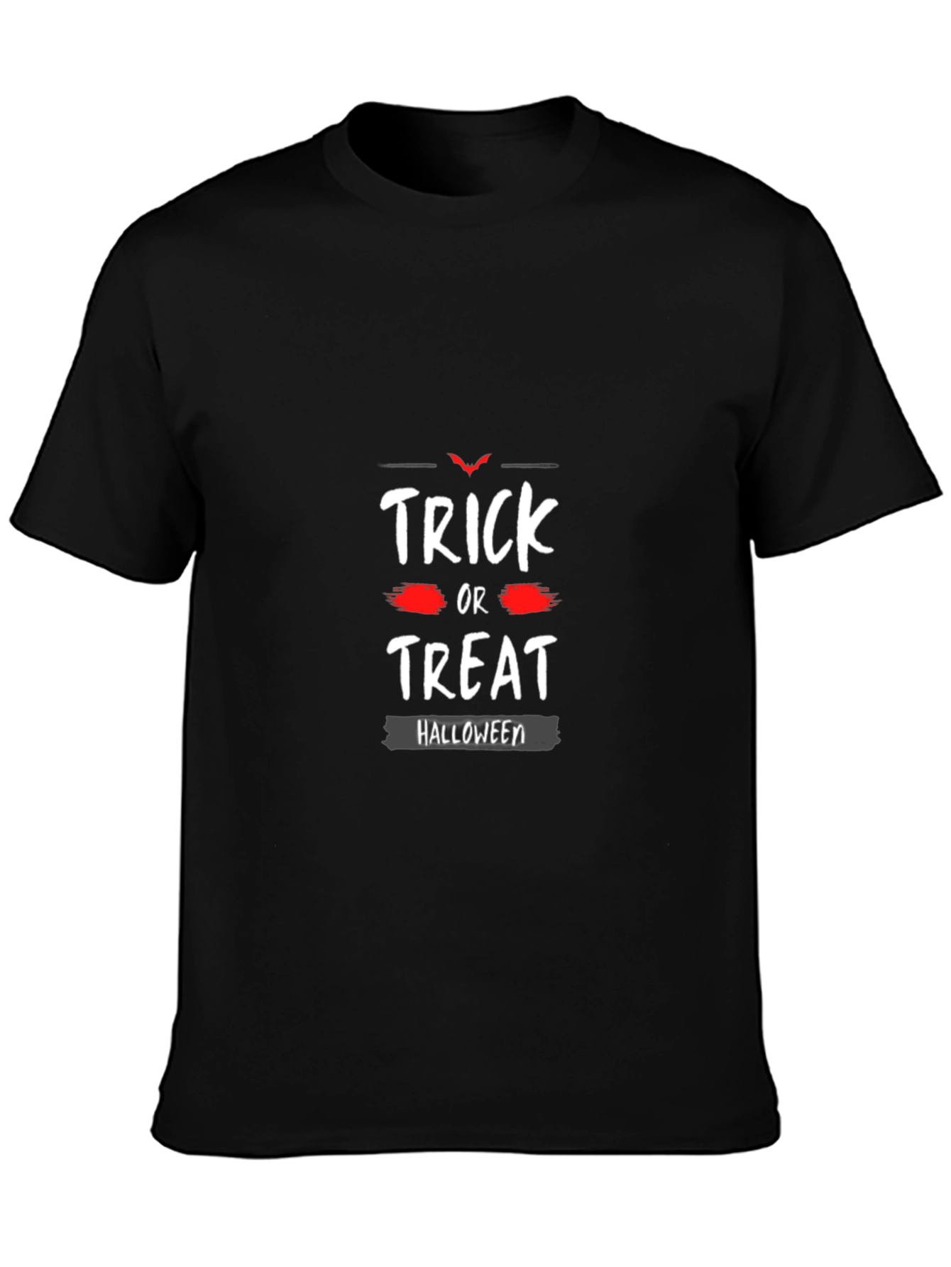 Trick or Treat Halloween Black T-Shirt