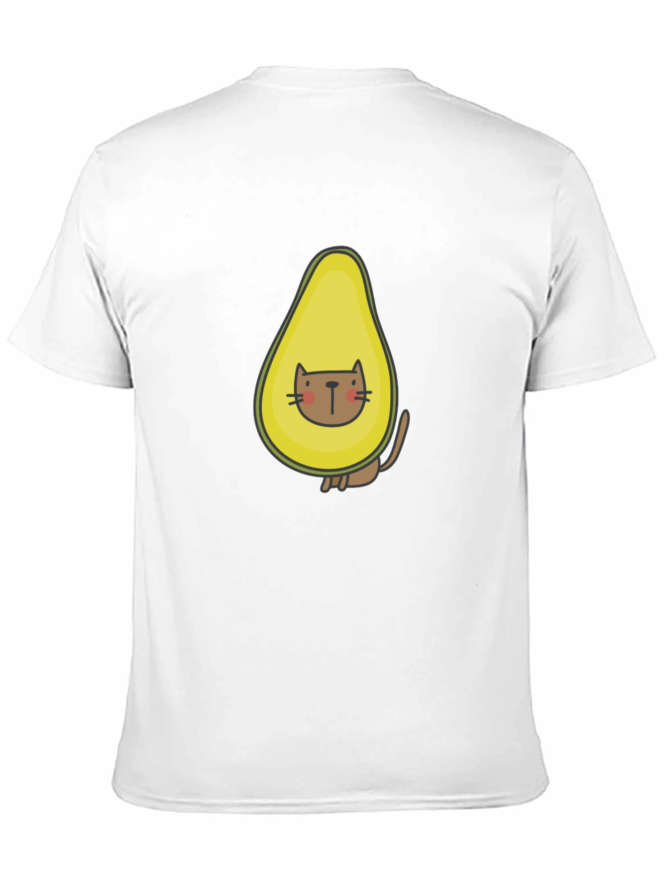 Avocado Cat T-Shirt - Funny Graphic Tee