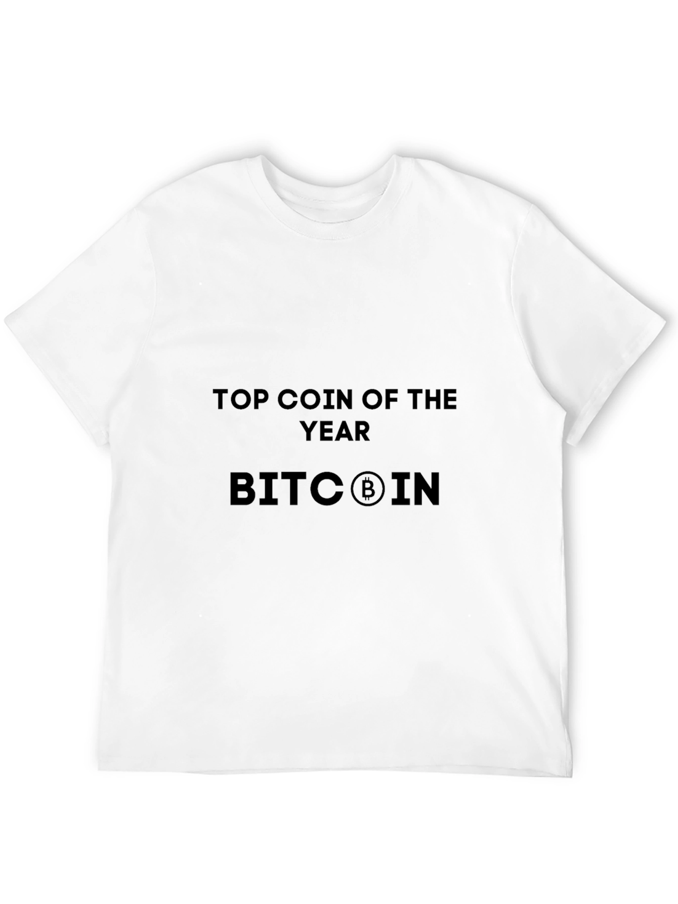 Bitcoin Top Coin of the Year Black T-Shirt