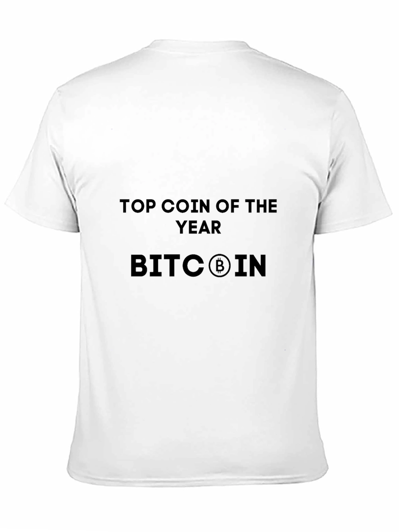 Bitcoin Top Coin of the Year Black T-Shirt