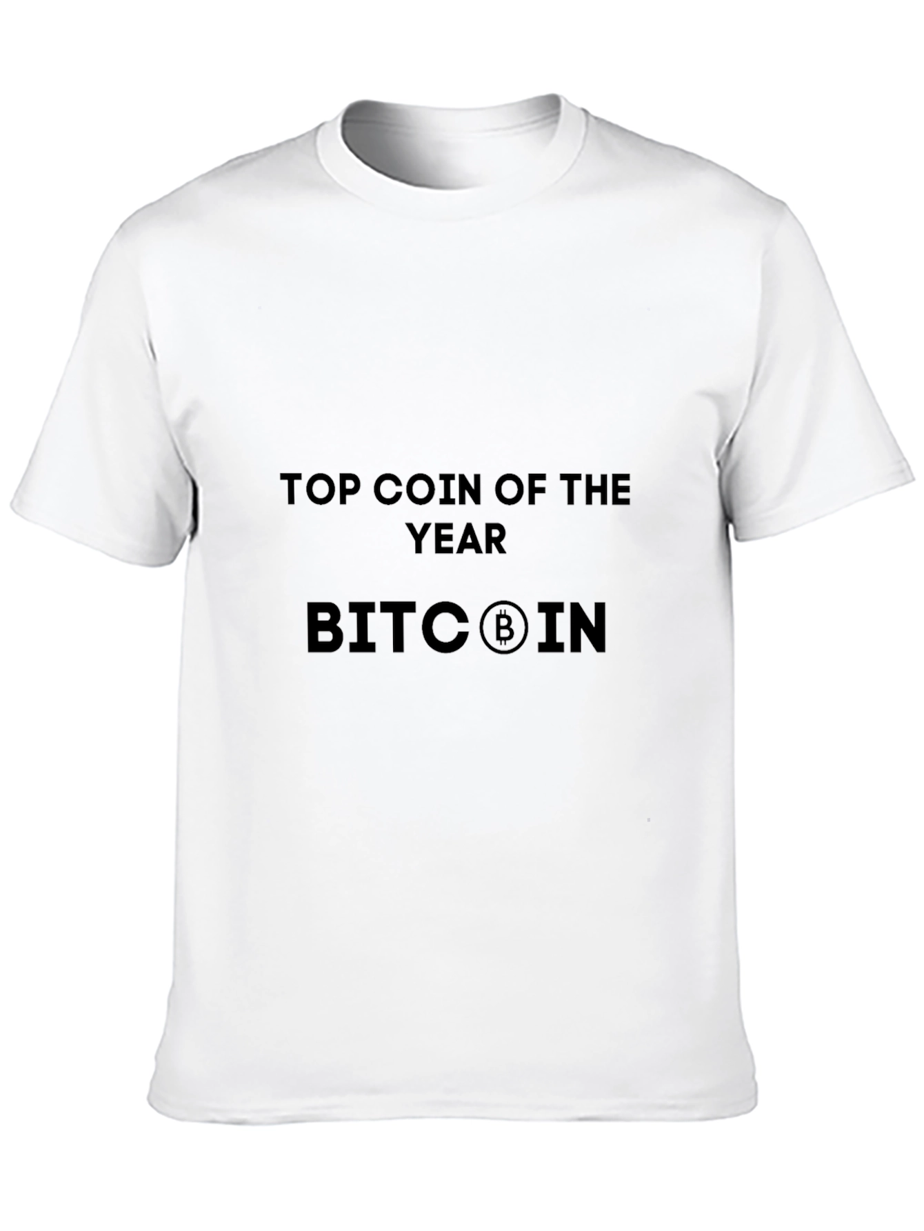 Bitcoin Top Coin of the Year Black T-Shirt
