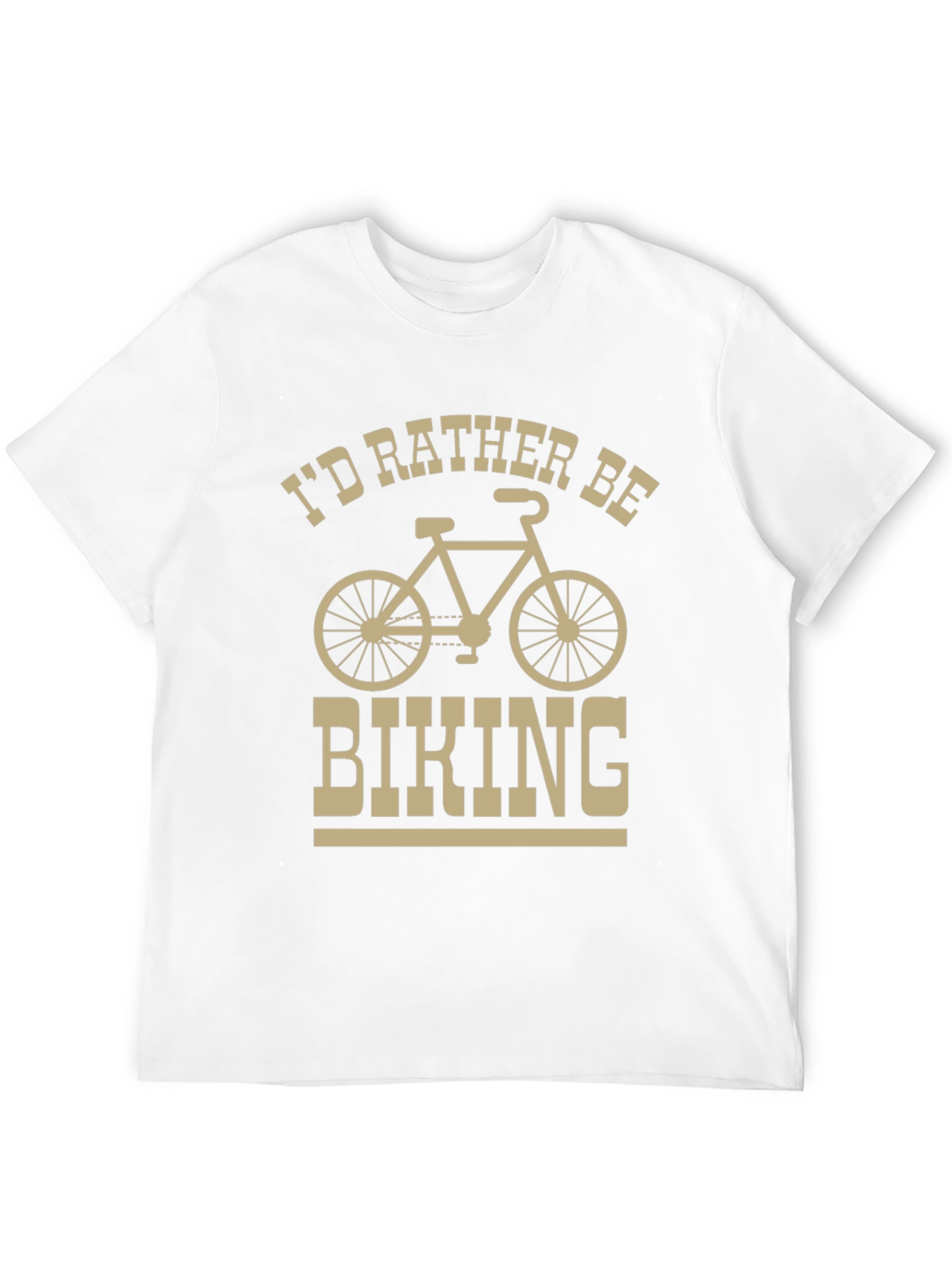 Id Rather Be Biking T-Shirt - Black
