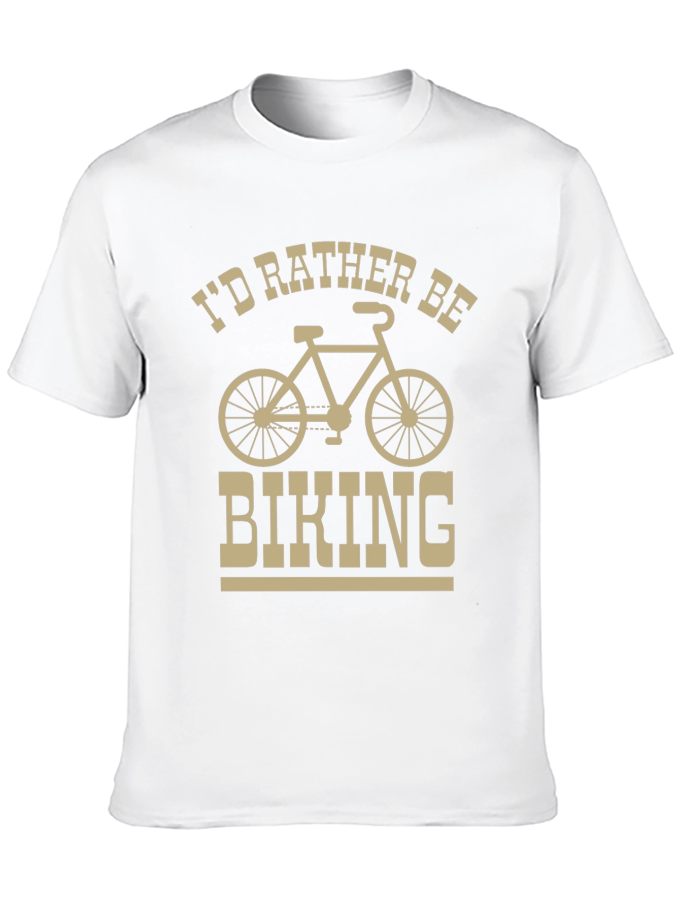 Id Rather Be Biking T-Shirt - Black