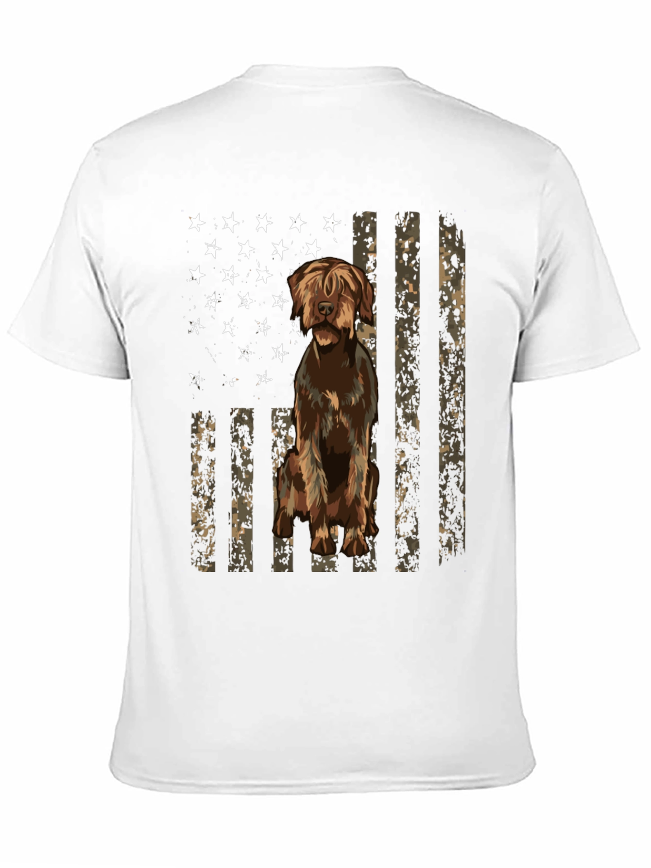 Dog Breed Flag Graphic Tee - Black