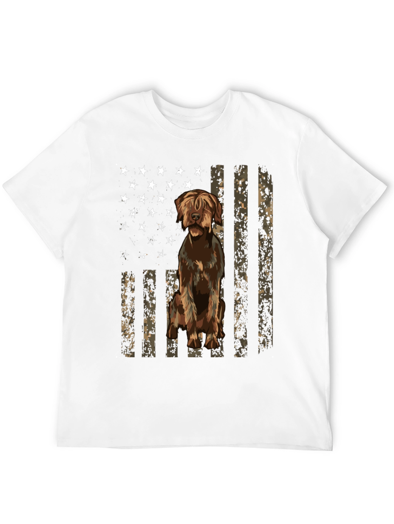 Dog Breed Flag Graphic Tee - Black