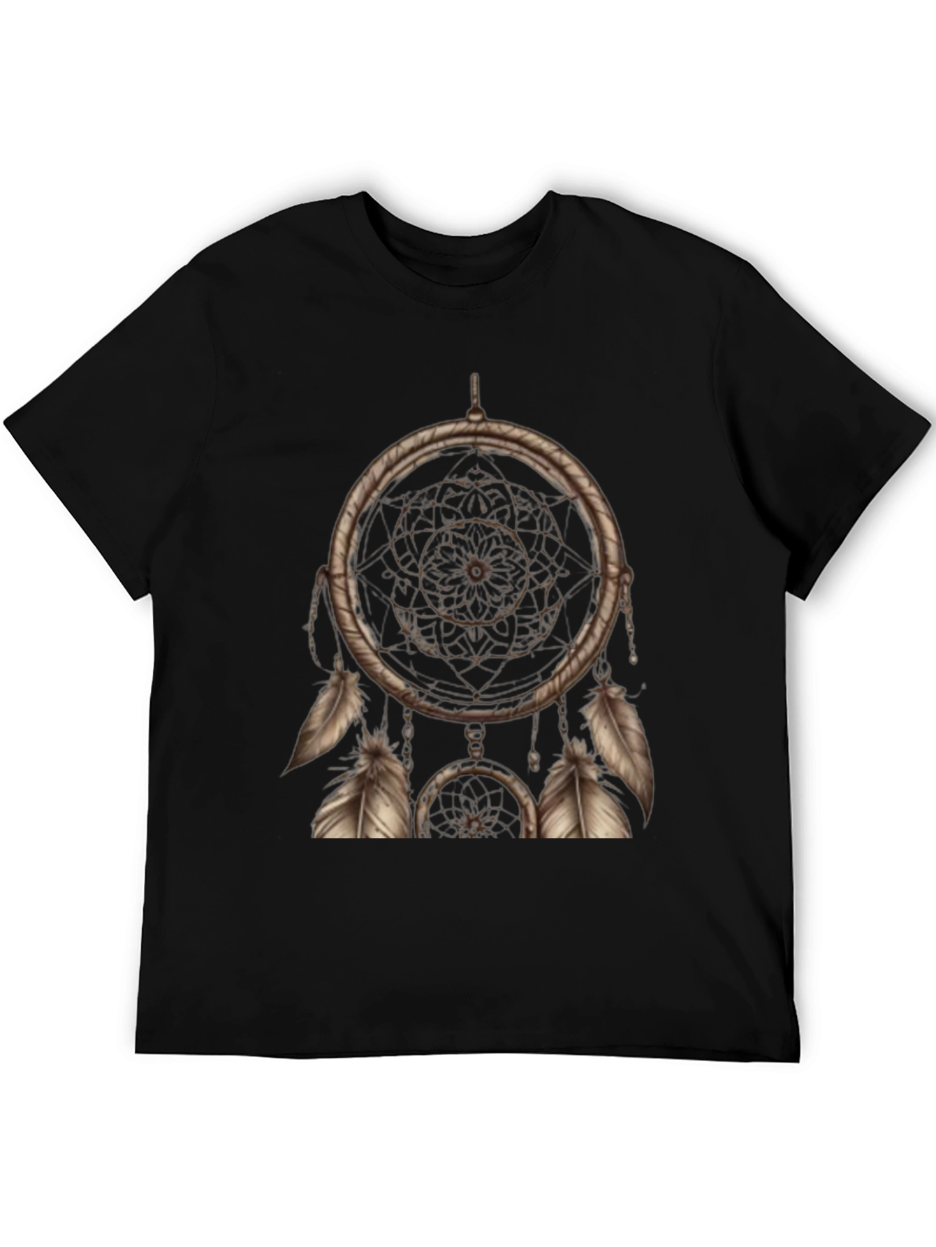 Dreamcatcher Graphic Tee - Black Short Sleeve