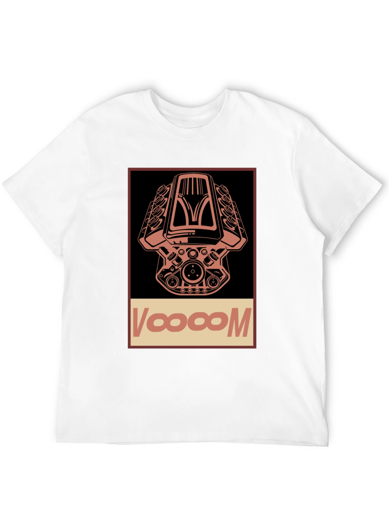 Voooom Engine Graphic T-Shirt - Black Cotton Tee