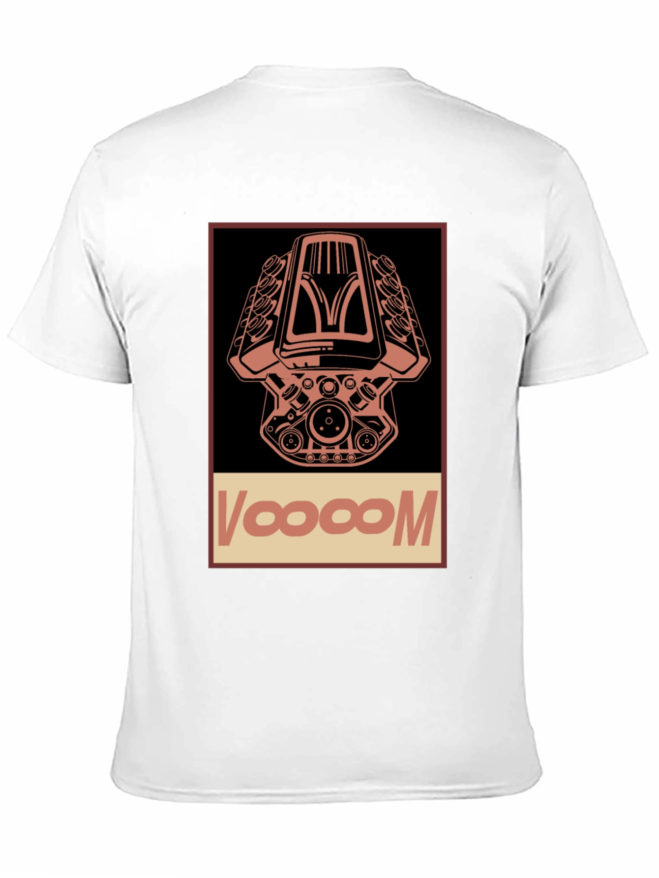 Voooom Engine Graphic T-Shirt - Black Cotton Tee