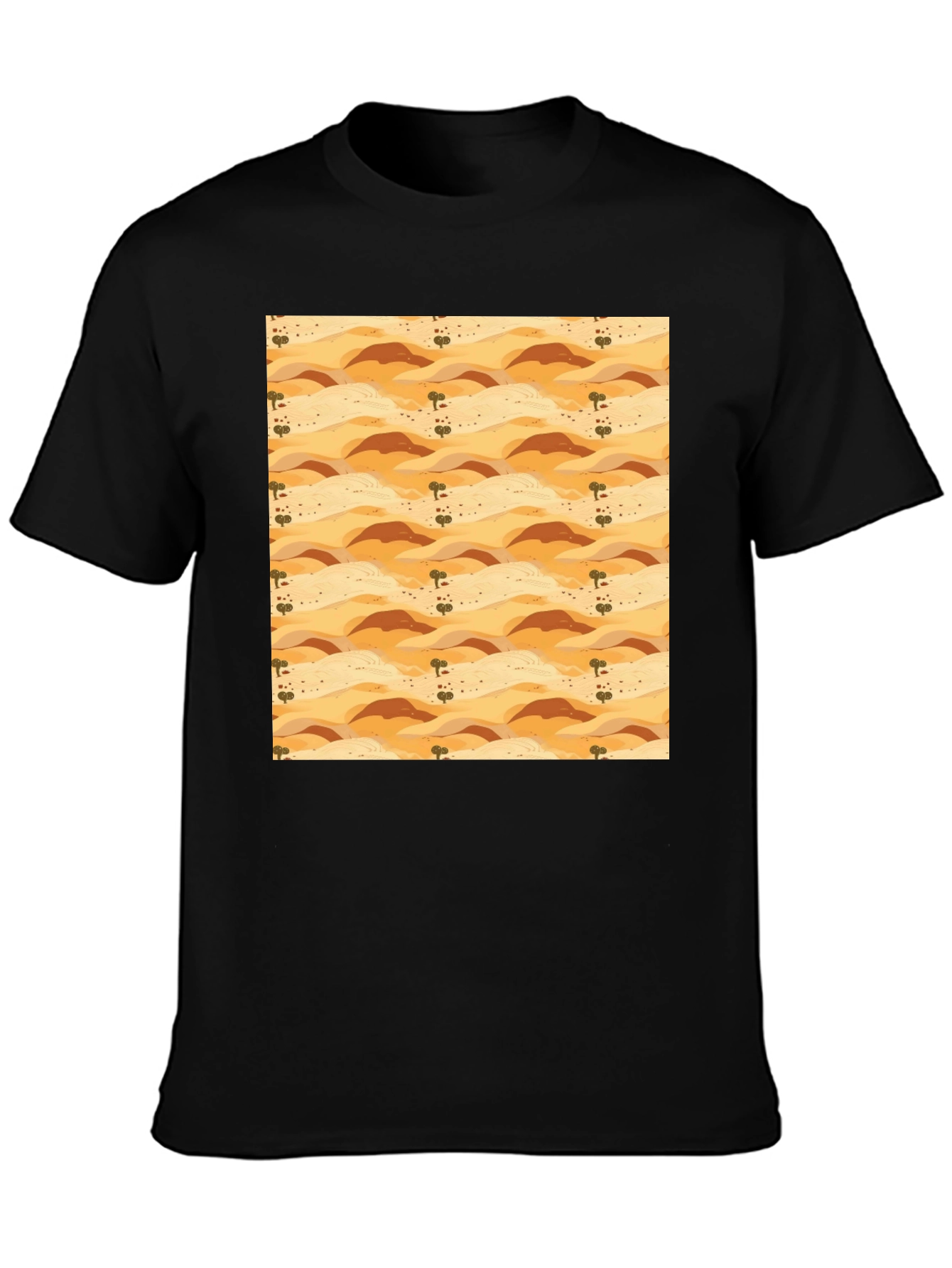 Desert Landscape Print T-Shirt