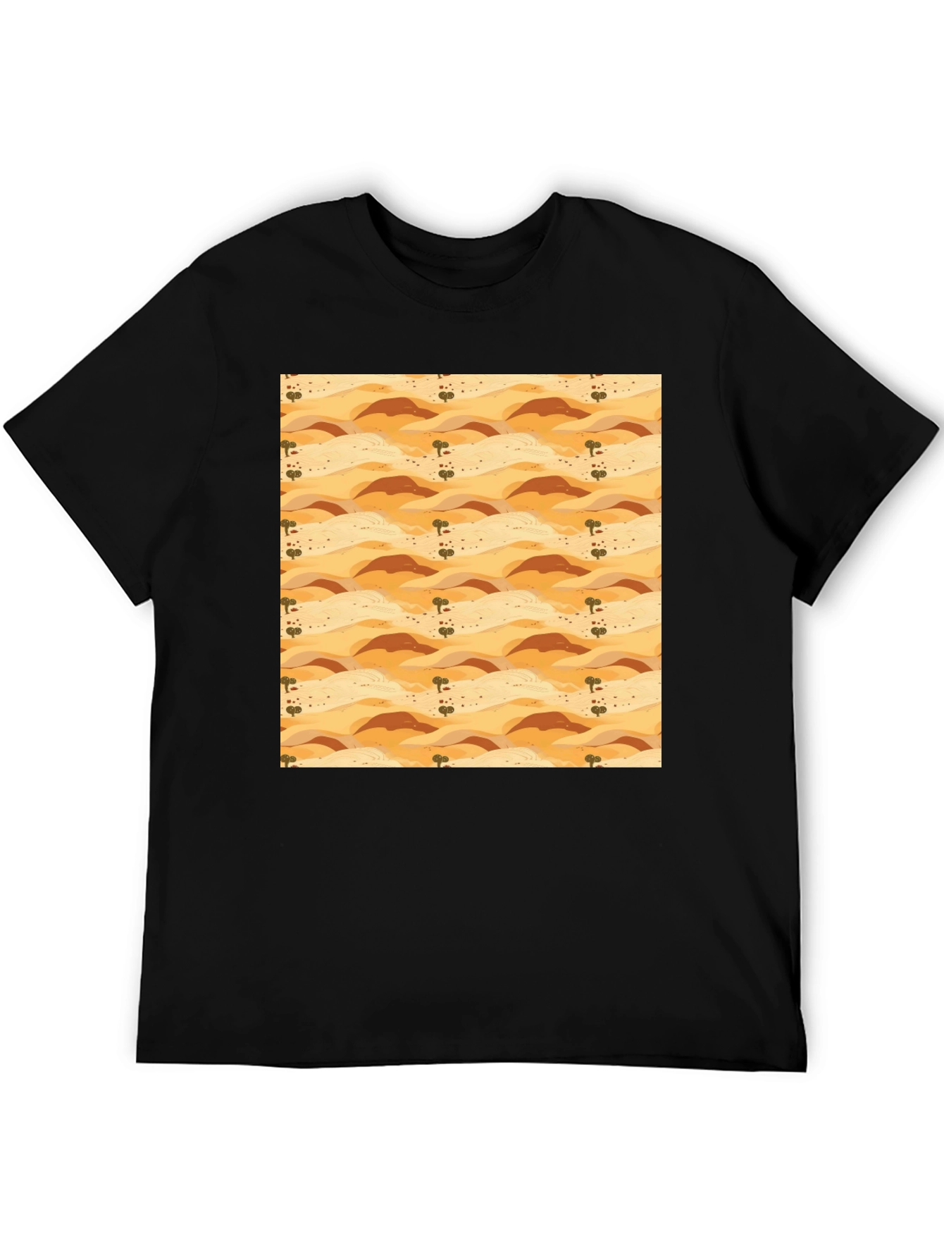 Desert Landscape Print T-Shirt