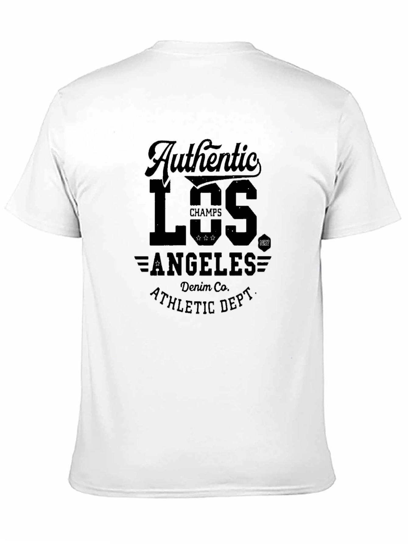 Mens Authentic Los Angeles Graphic T-Shirt