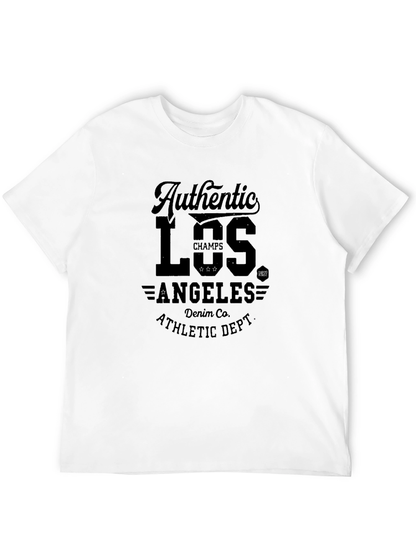 Mens Authentic Los Angeles Graphic T-Shirt