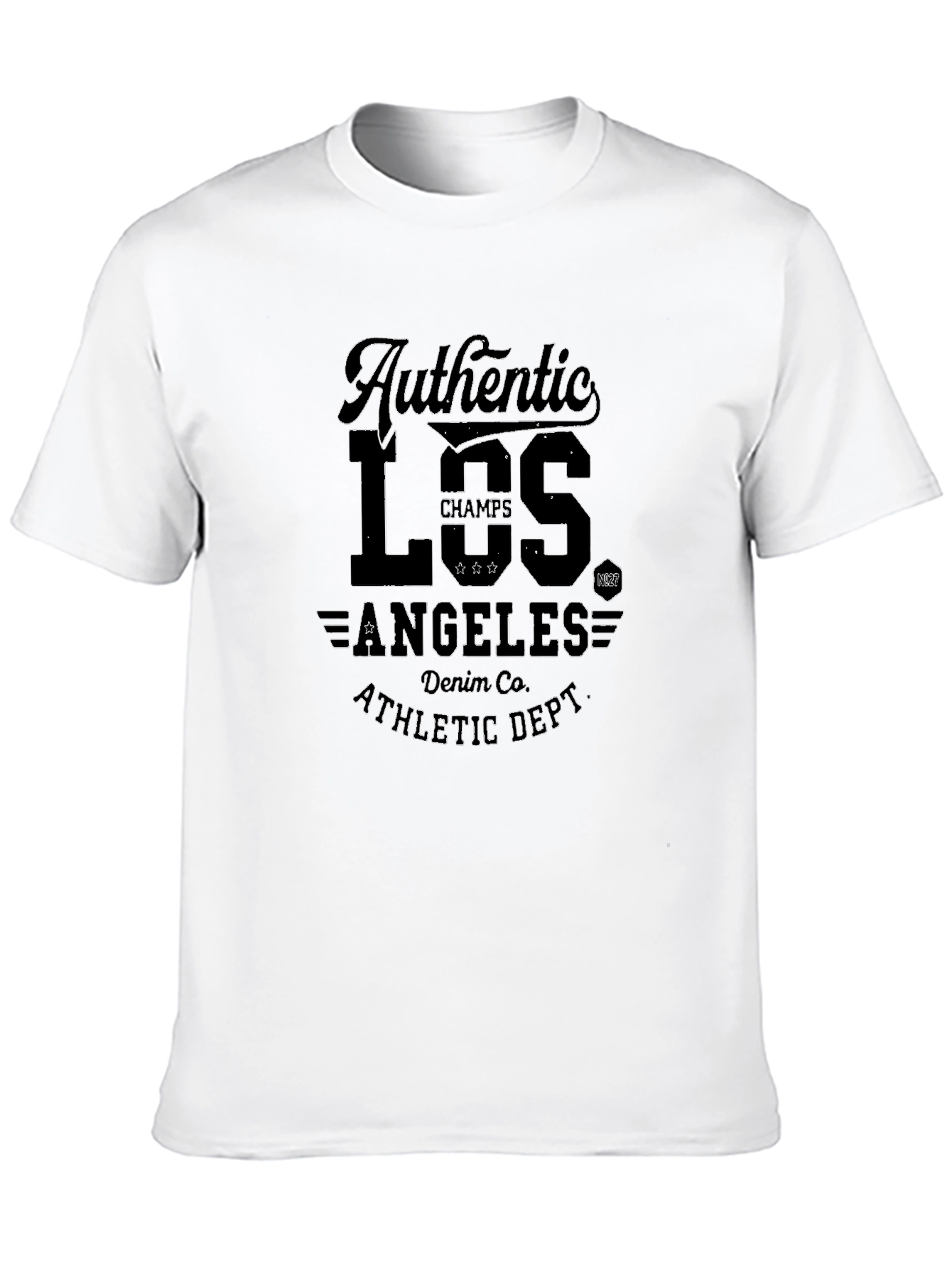 Mens Authentic Los Angeles Graphic T-Shirt