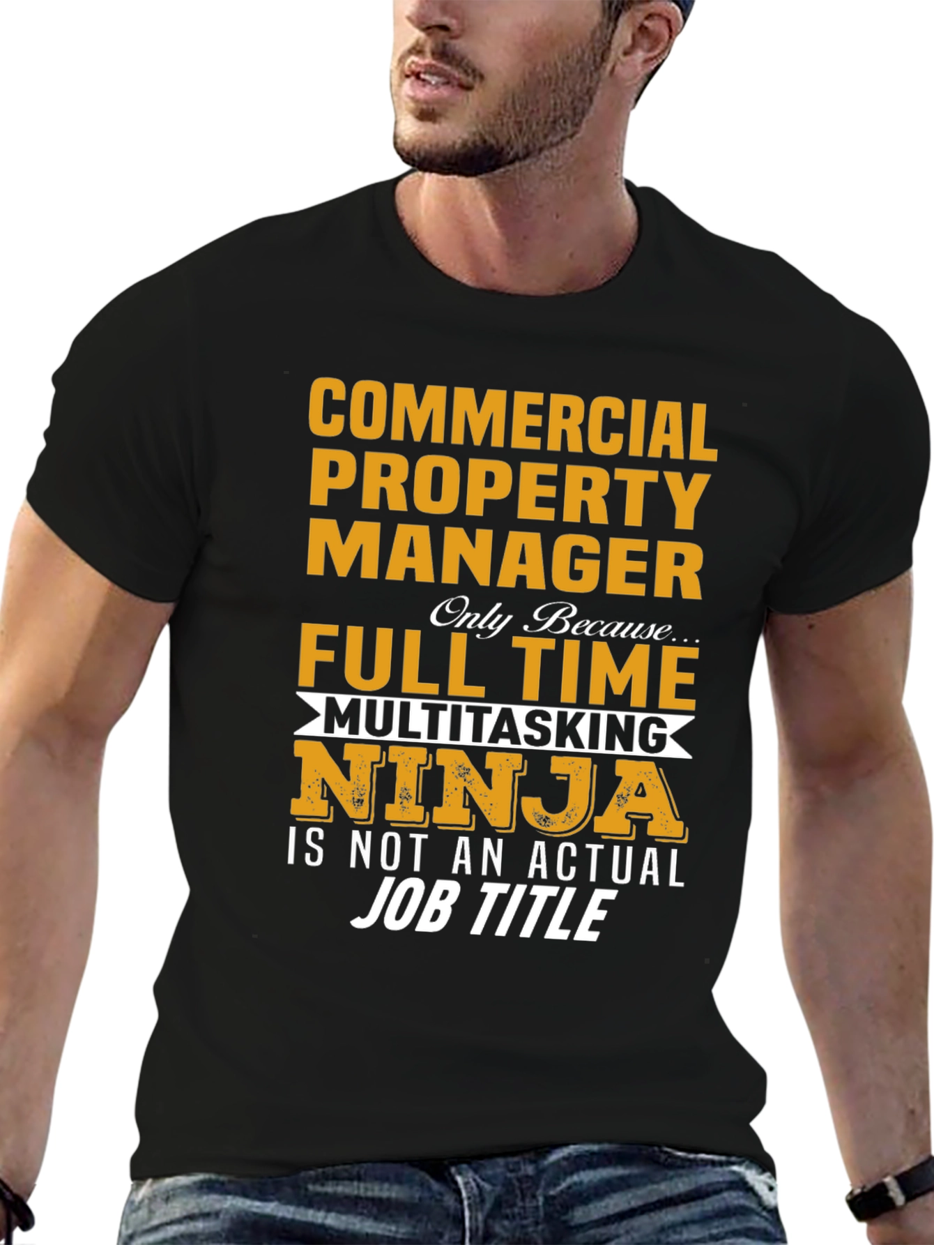 Commercial Property Manager Multitasking Ninja T-Shirt