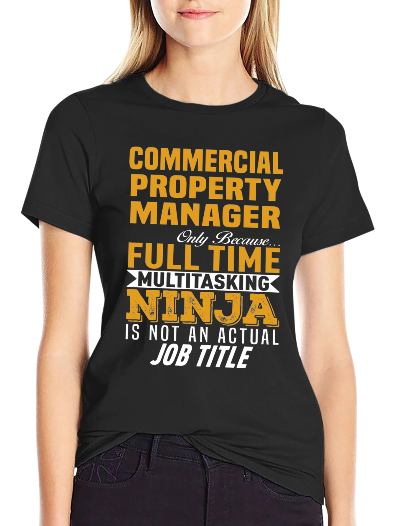 Commercial Property Manager Multitasking Ninja T-Shirt