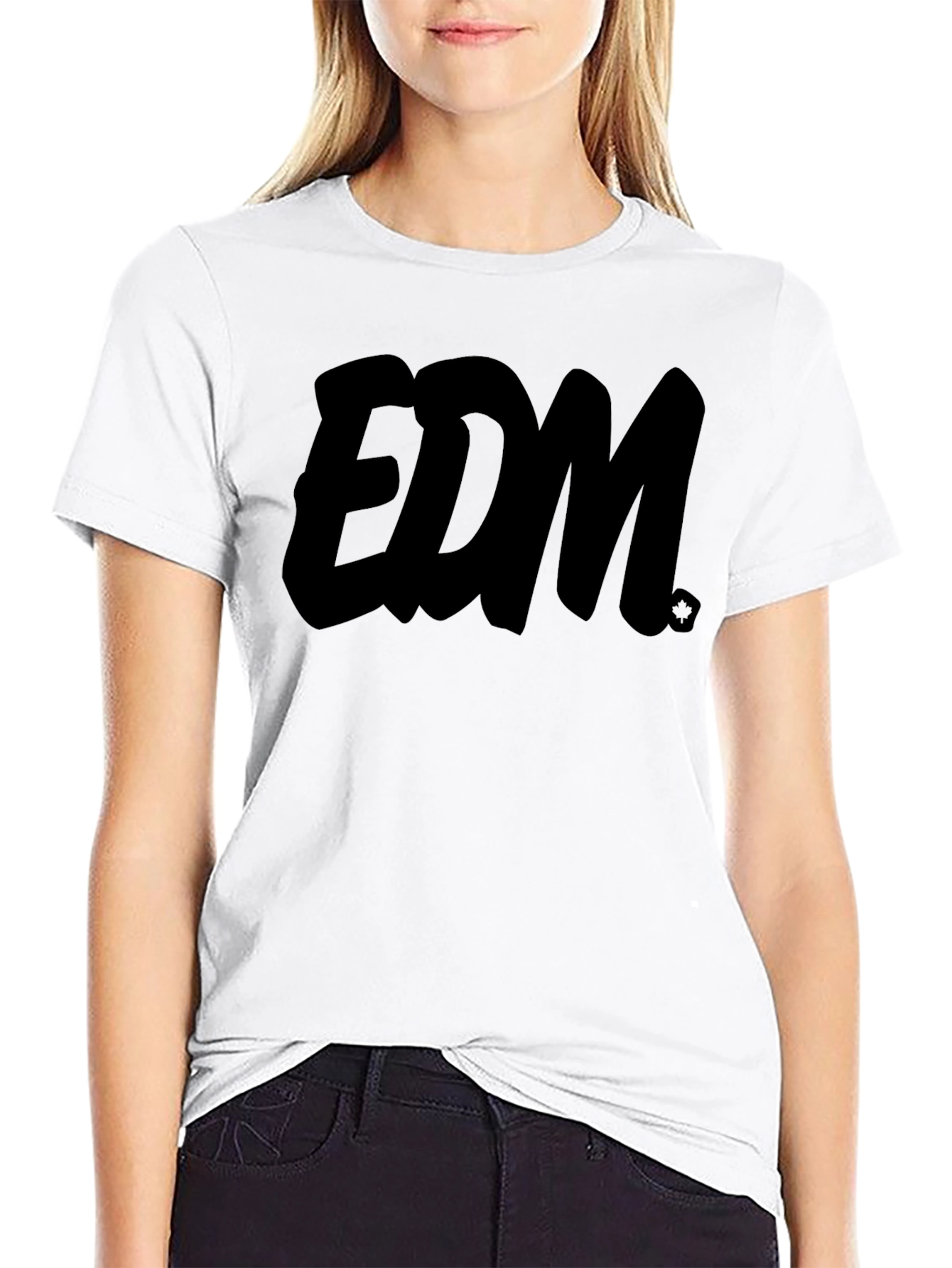 EDM Black Graphic T-Shirt