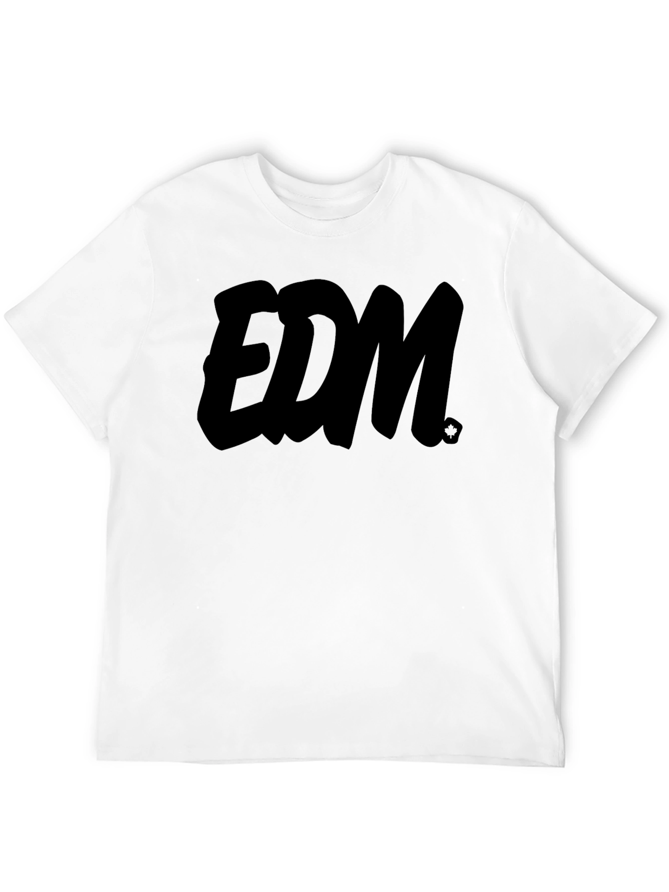 EDM Black Graphic T-Shirt