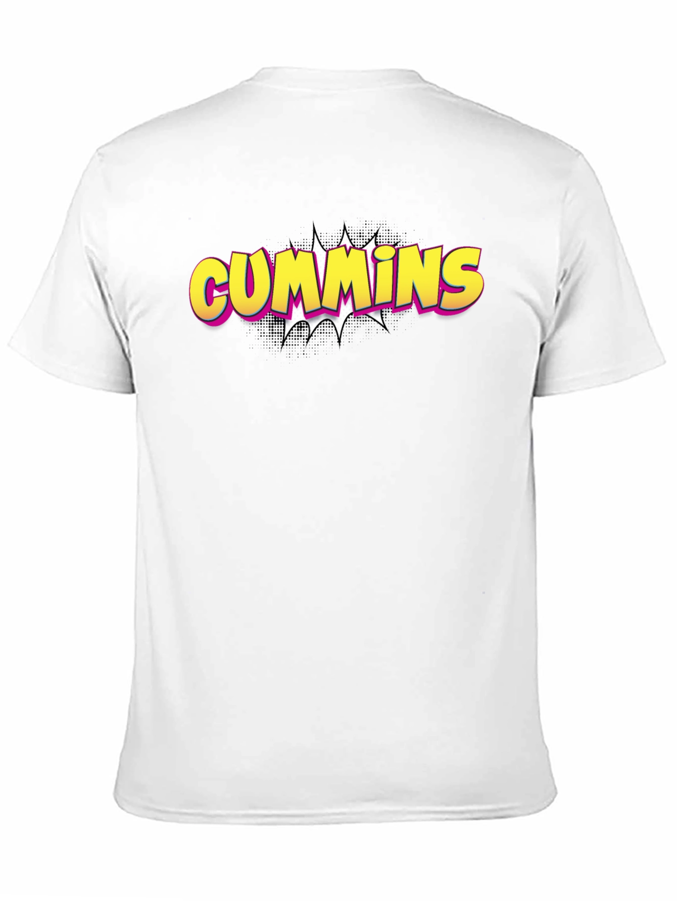 Cummins Graphic Tee - Bold Black Cotton T-Shirt