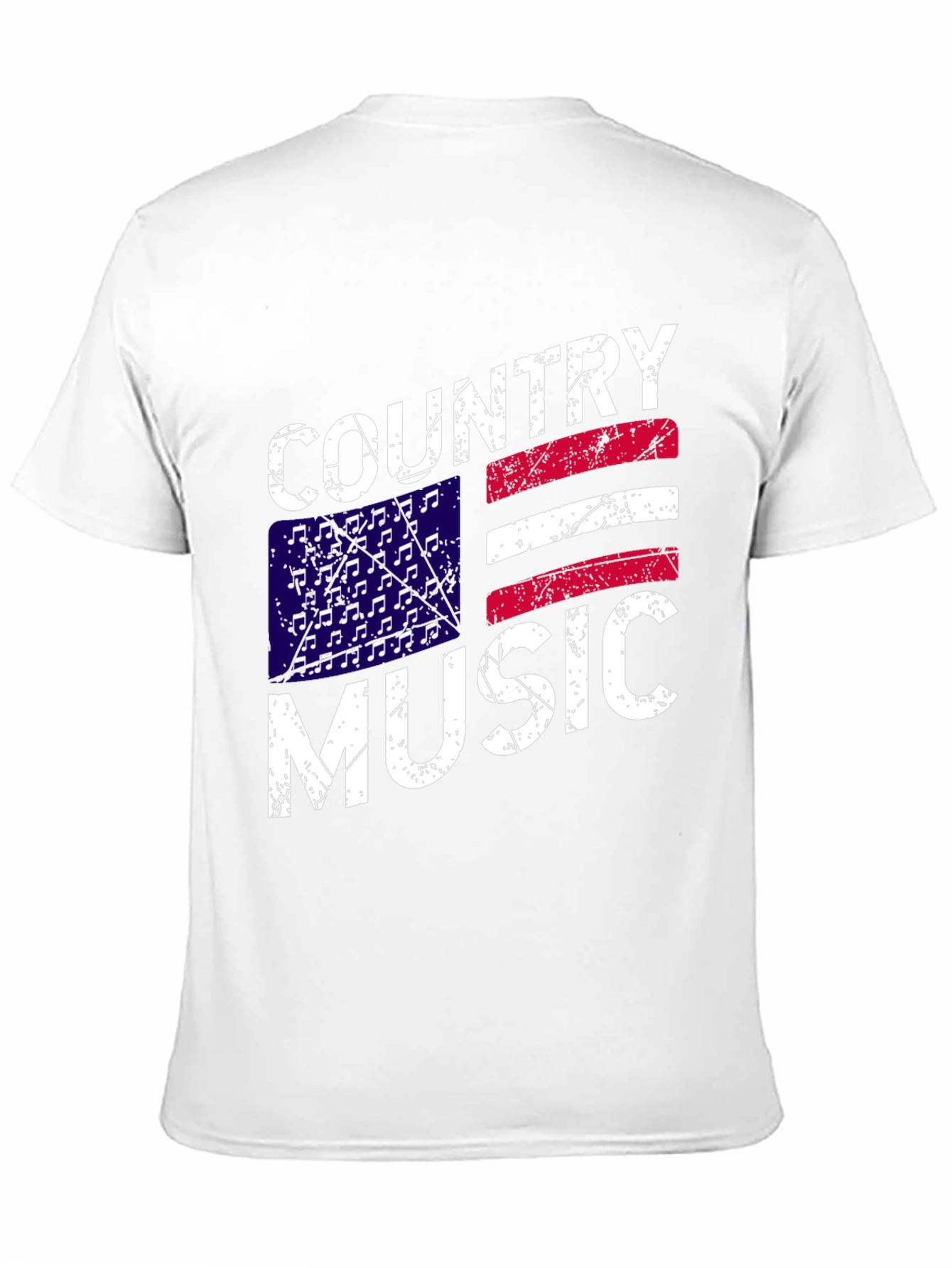 Country Music American Flag Graphic T-Shirt