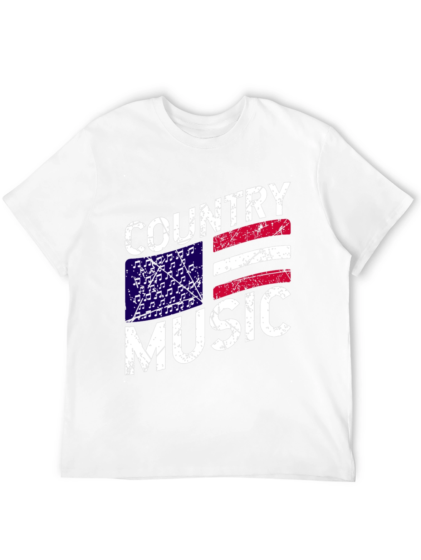 Country Music American Flag Graphic T-Shirt