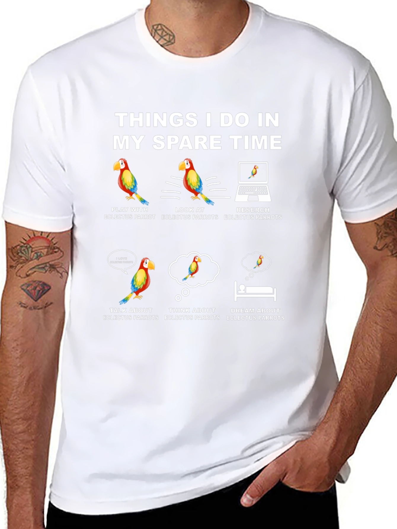 Eclectus Parrot Lover T-Shirt