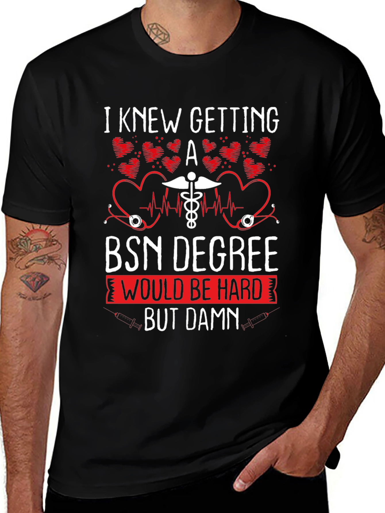 BSN Degree Funny Nurse T-Shirt