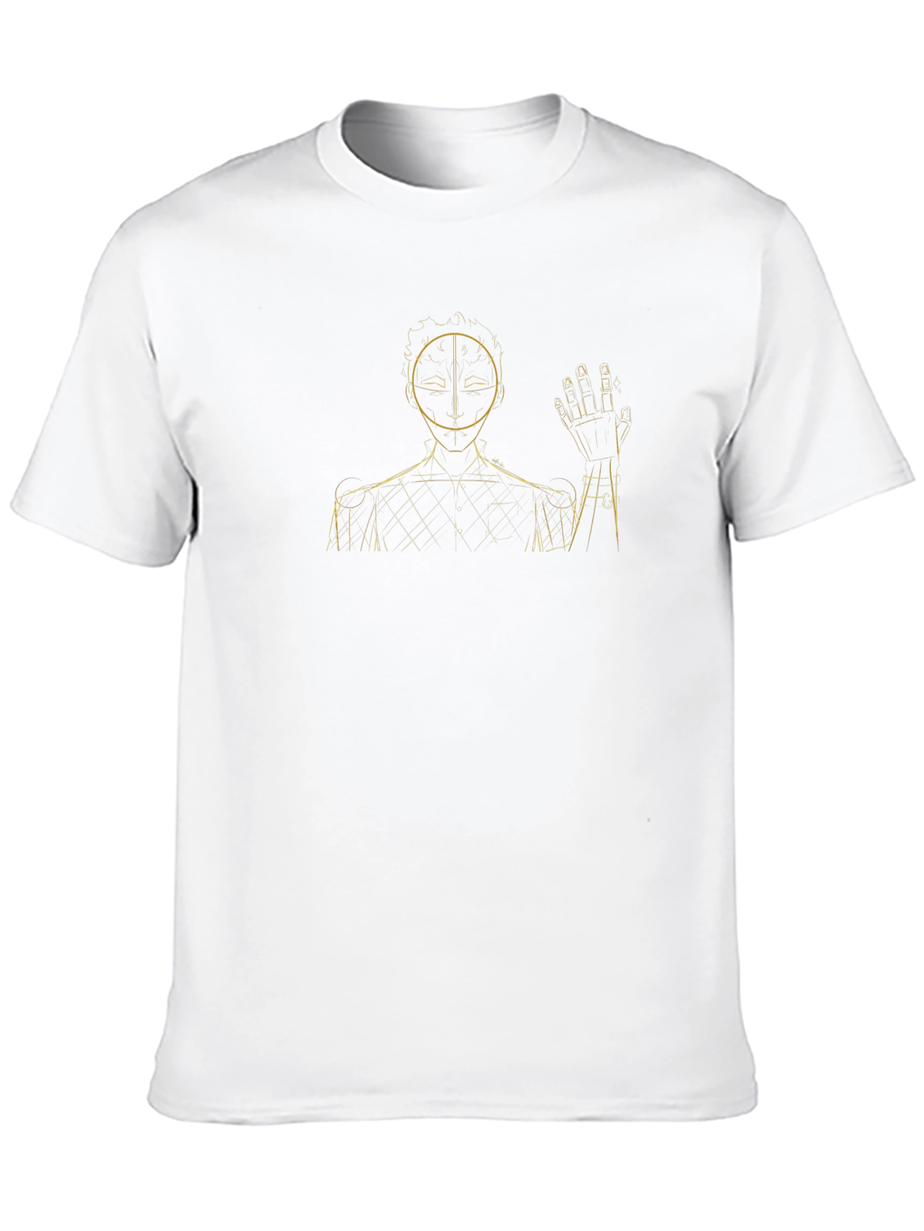 Modern Graphic Tee - Abstract Figure Design