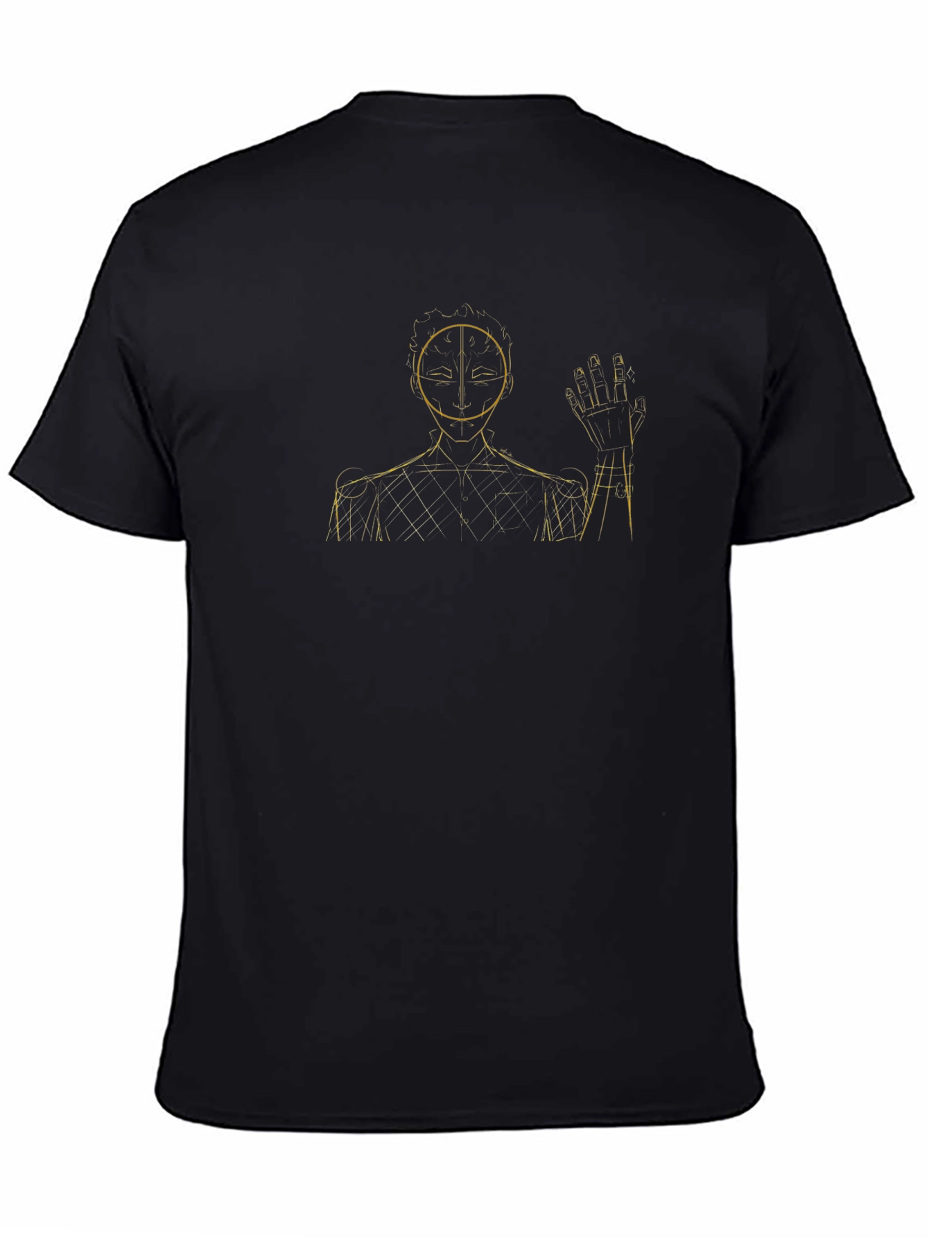 Modern Graphic Tee - Abstract Figure Design