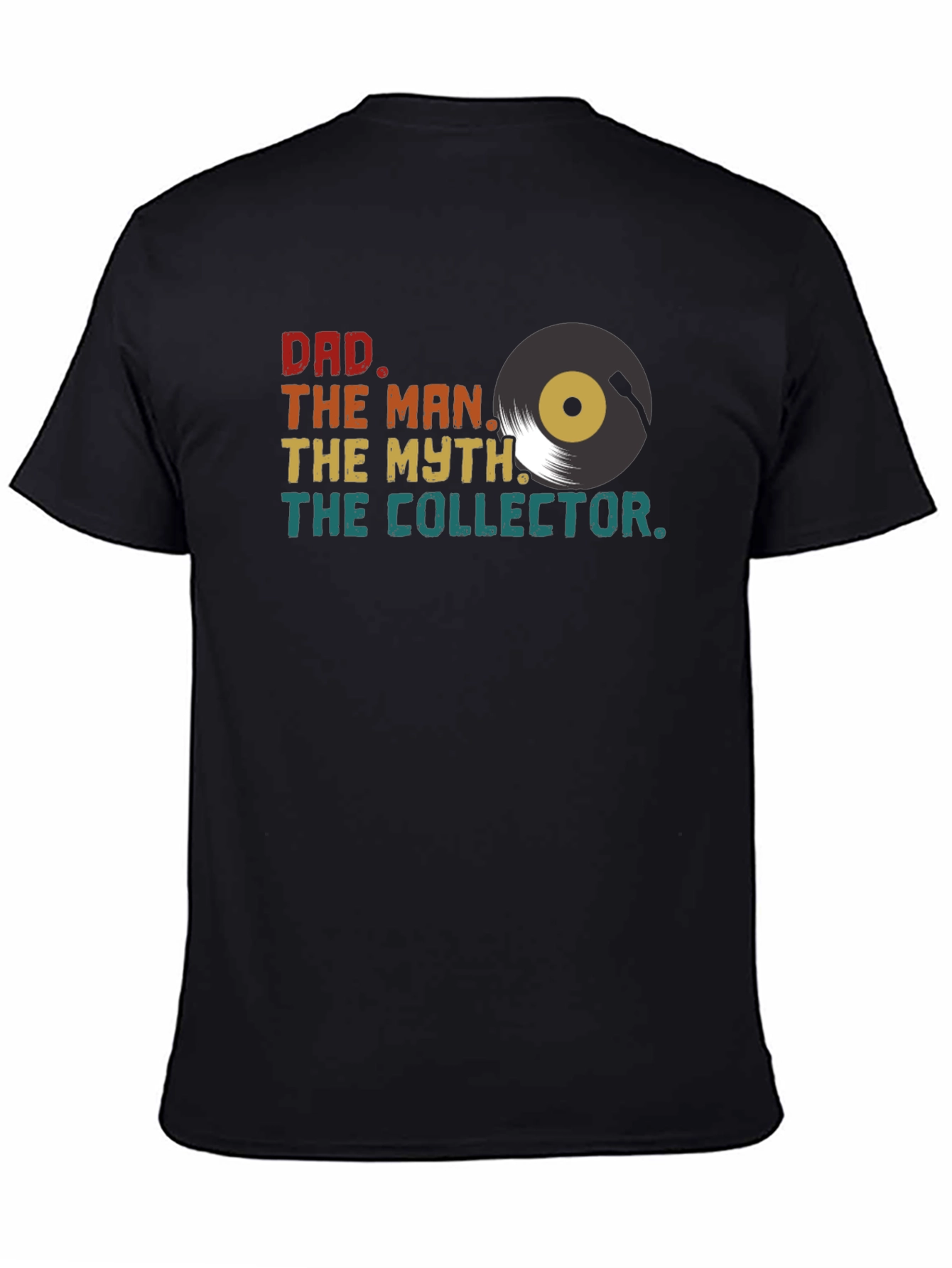 Dad Themed Vinyl Record T-Shirt