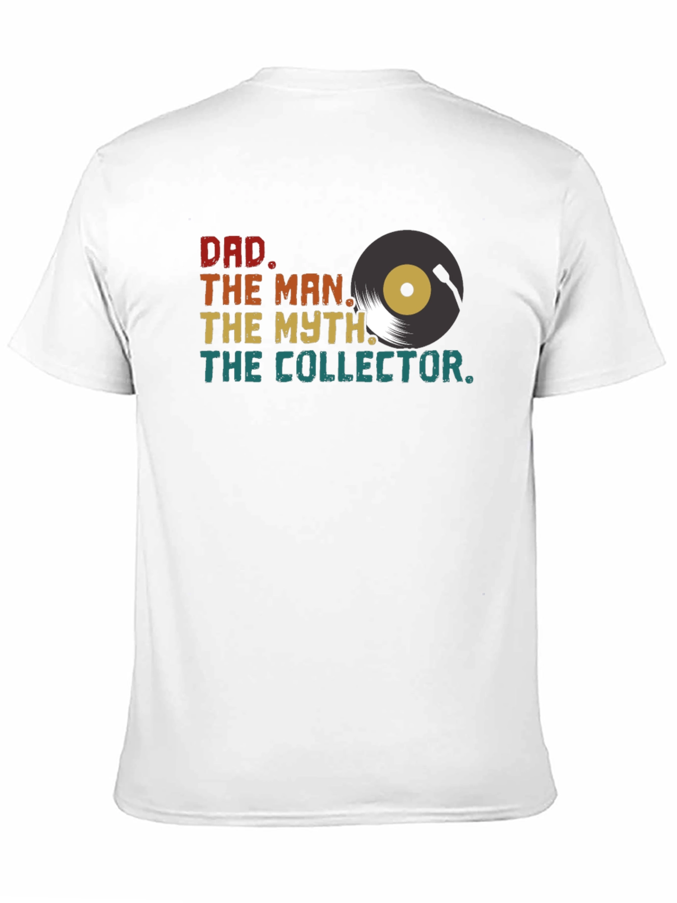 Dad Themed Vinyl Record T-Shirt