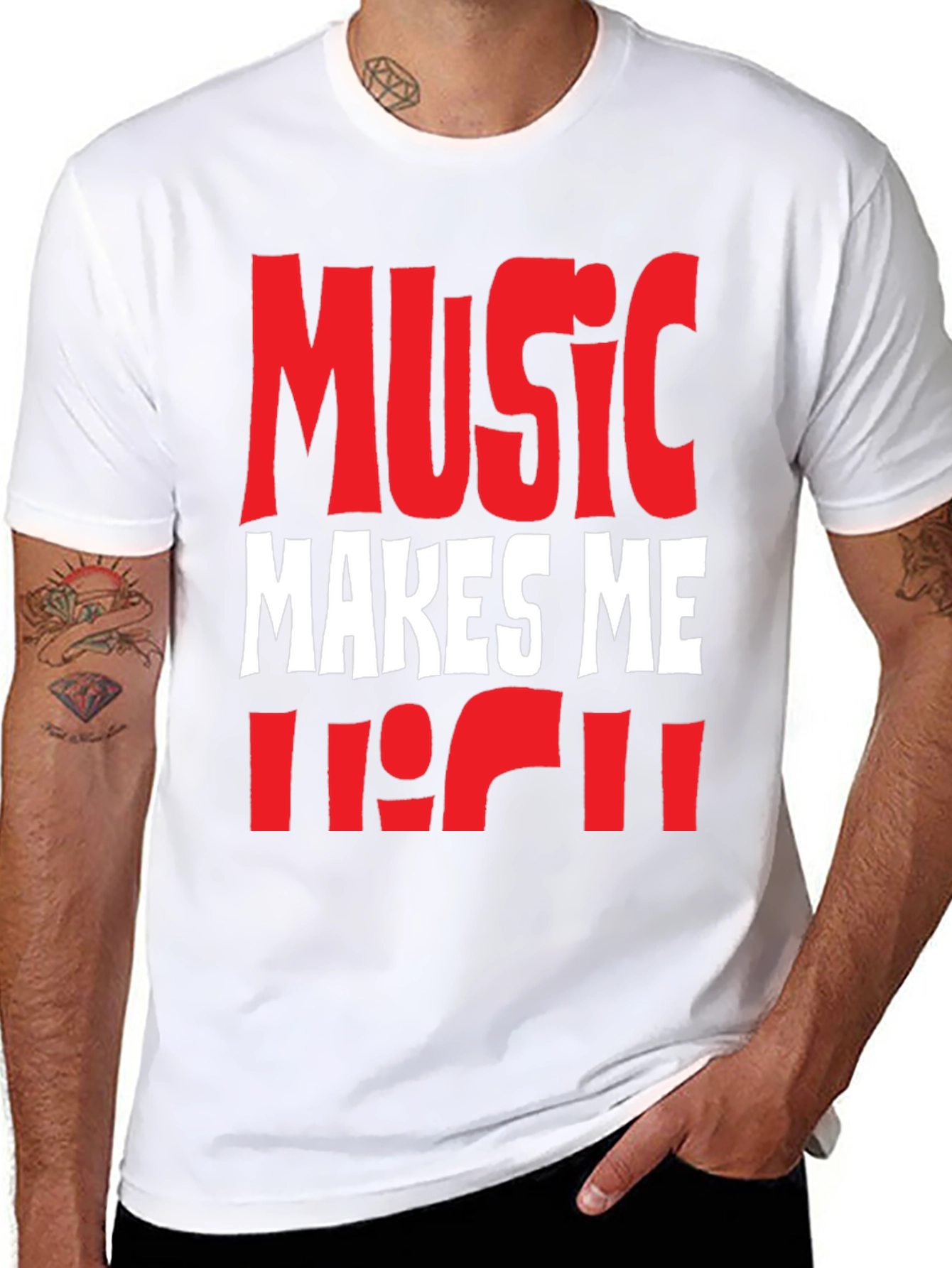 Music Makes Me High T-Shirt