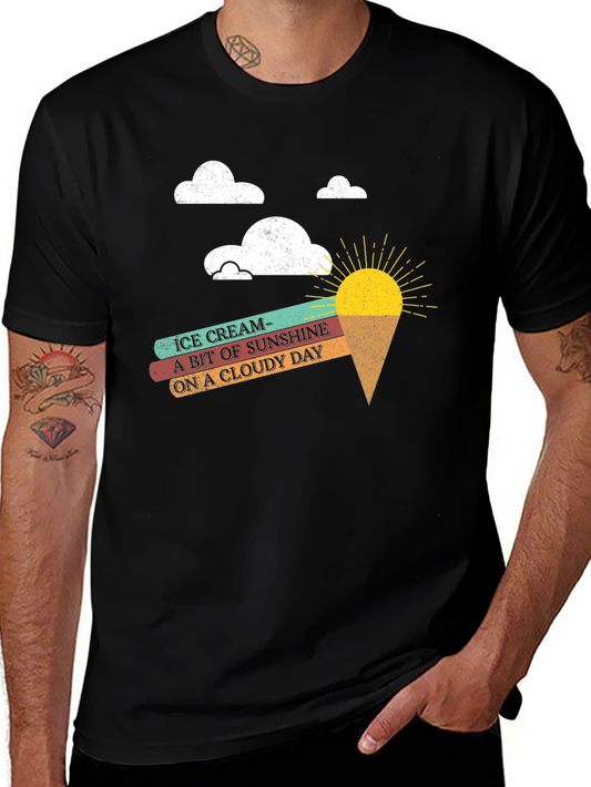 Ice Cream Sunshine Graphic T-Shirt