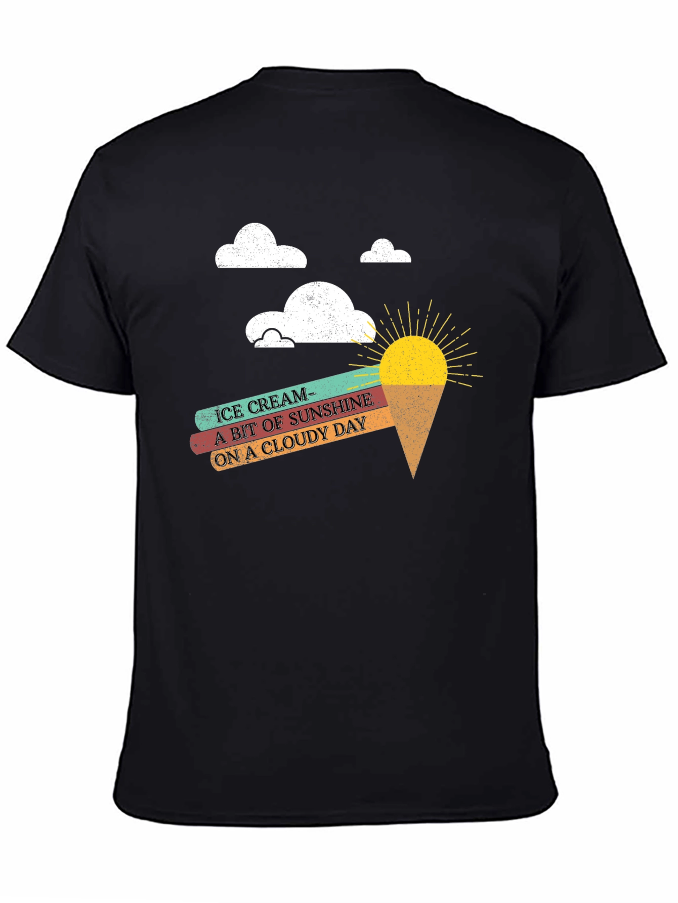 Ice Cream Sunshine Graphic T-Shirt