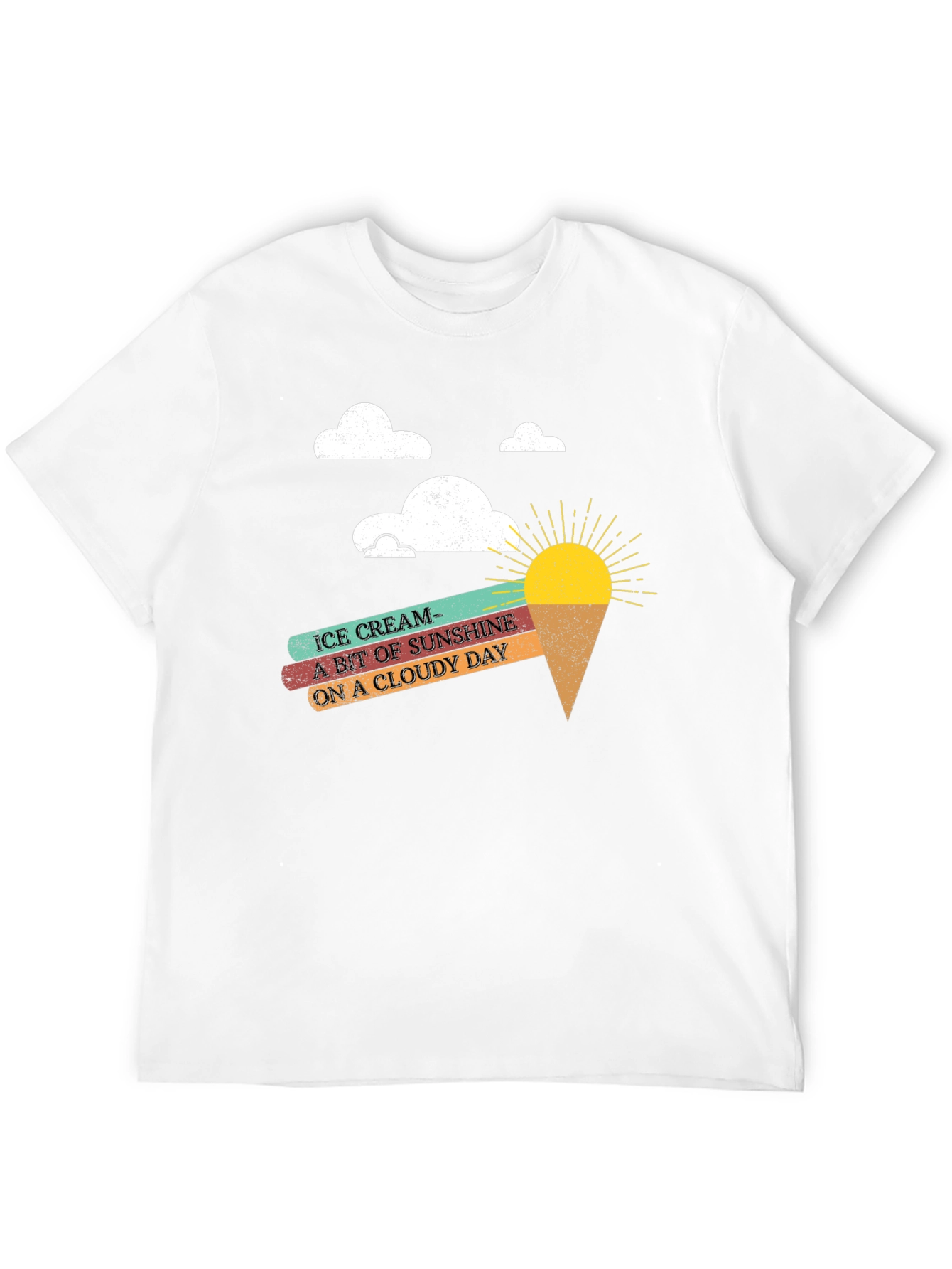 Ice Cream Sunshine Graphic T-Shirt
