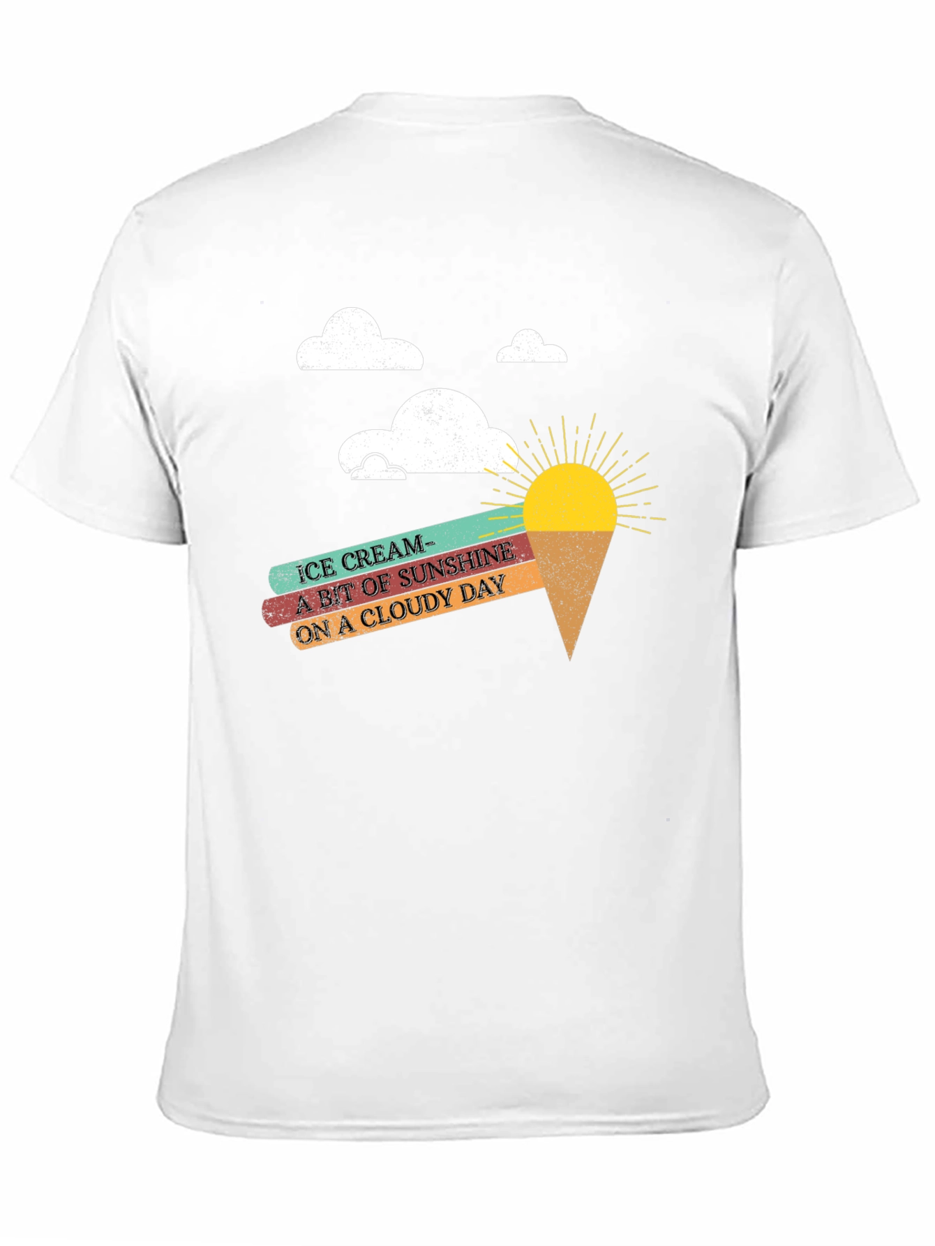 Ice Cream Sunshine Graphic T-Shirt